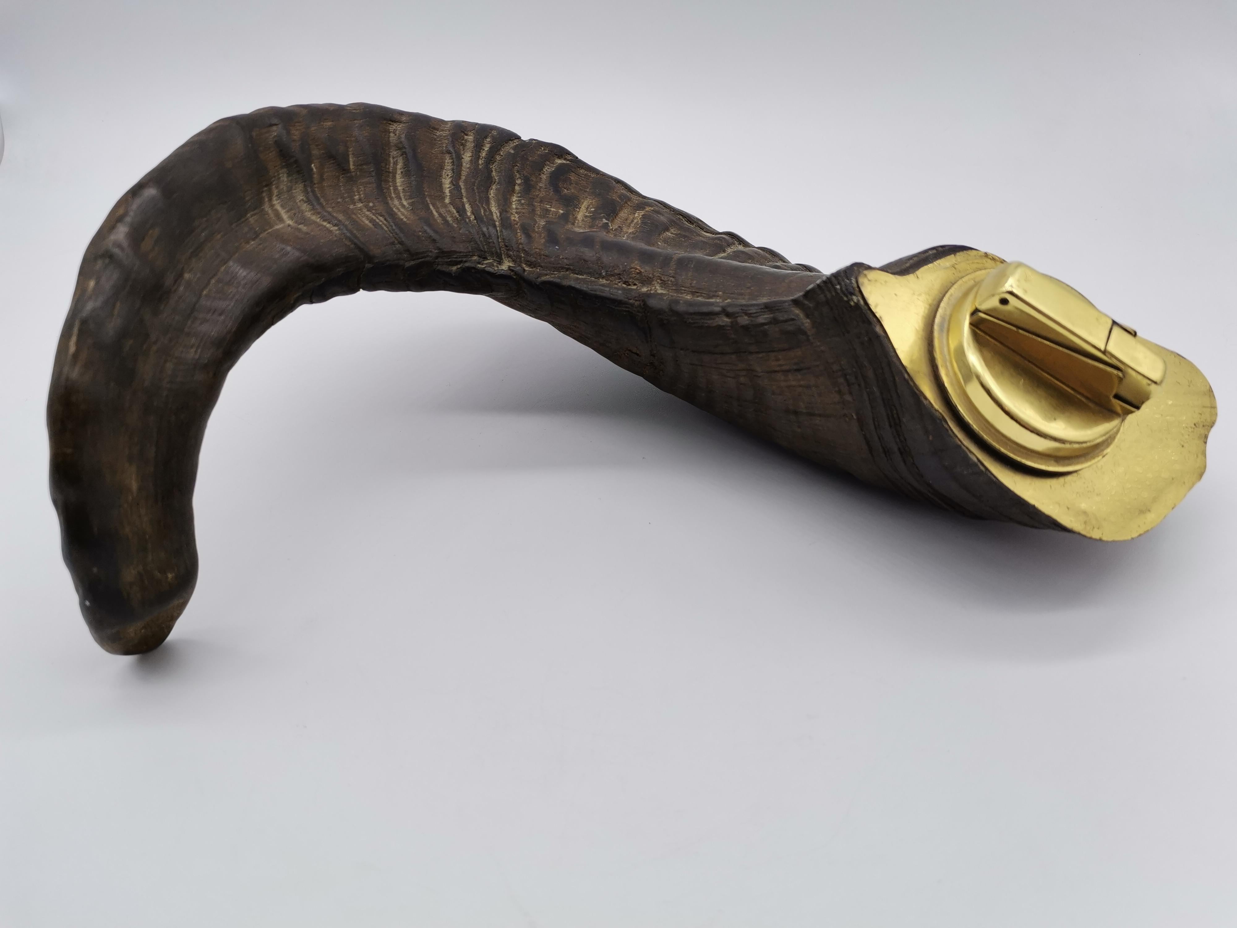 20th Century Horn Lighter, Carl Auböck Vienna, Austria For Sale