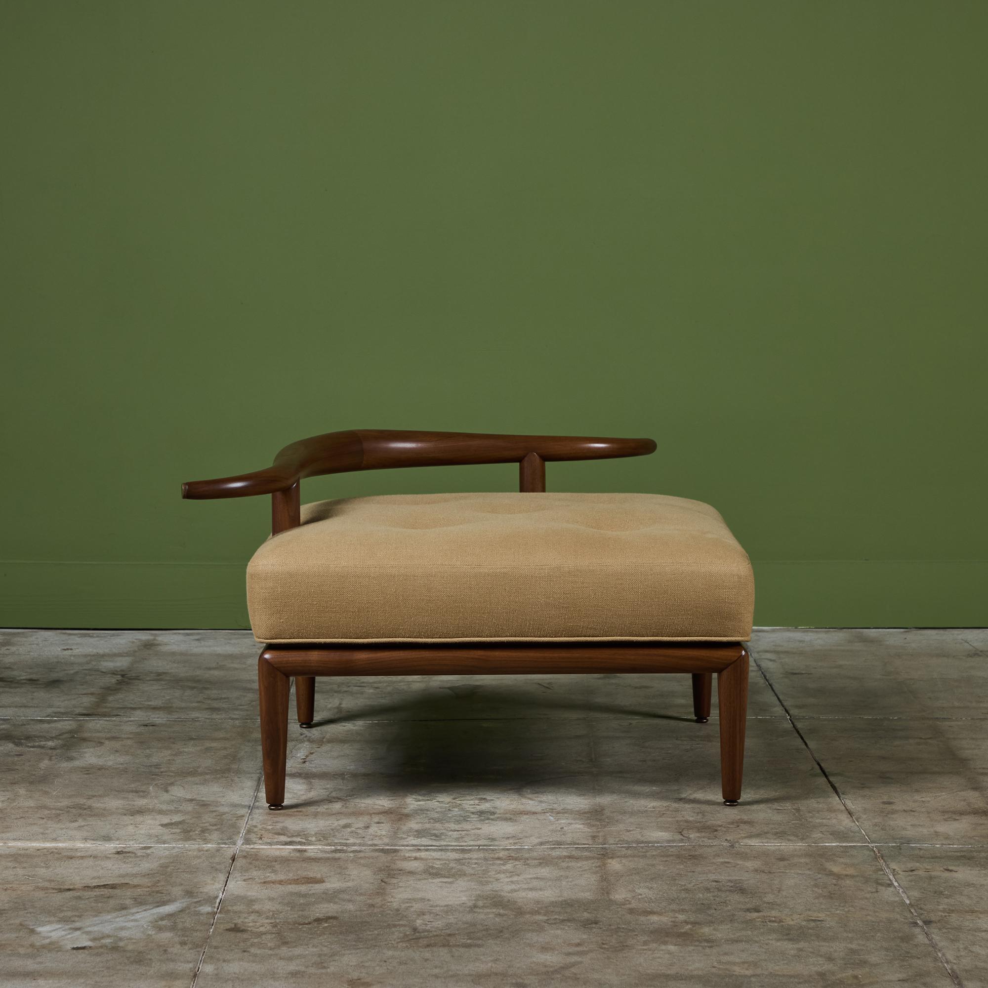 Mid-Century Modern Horn Ottoman by Maurice Bailey for Monteverdi-Young