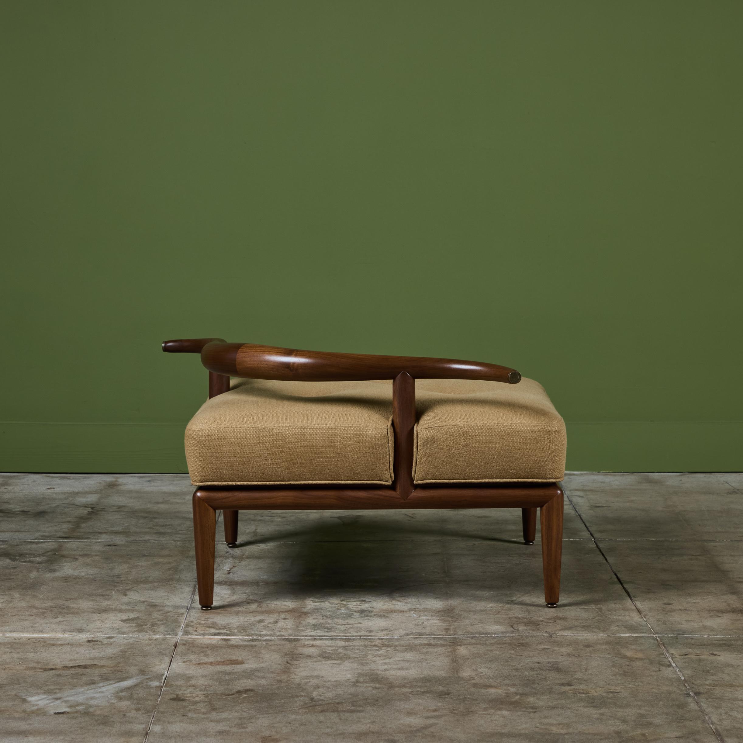 Horn Ottoman by Maurice Bailey for Monteverdi-Young In Excellent Condition In Los Angeles, CA