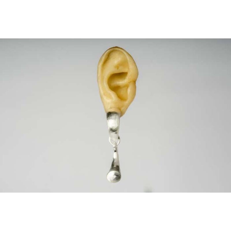 Horn Pendant Earring (MA) For Sale 2