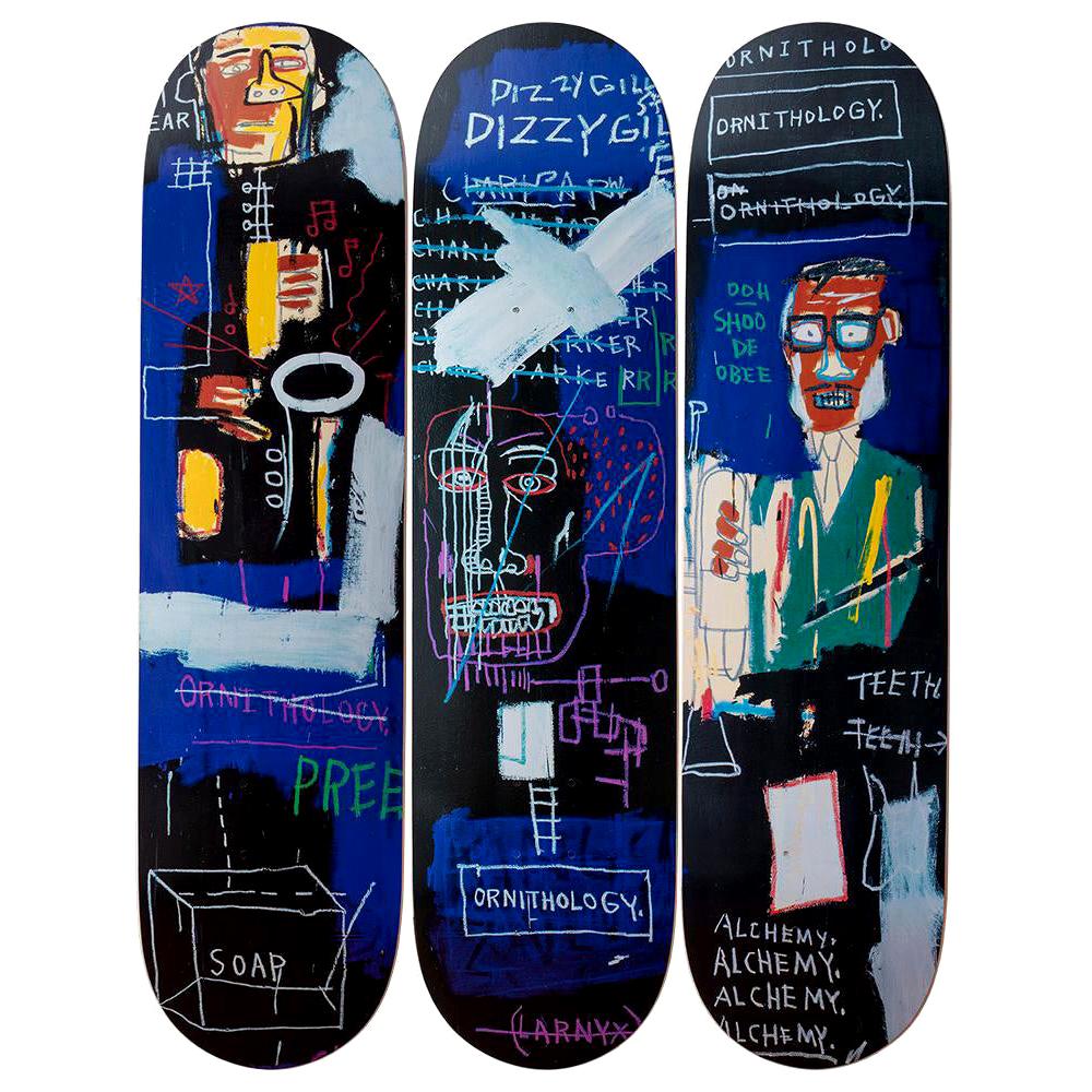 Horn Players Skateboard Decks after Jean-Michel Basquiat