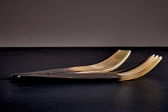 Salad servers made of Horn by Werkstätte Carl Auböck, Austria, 1960s