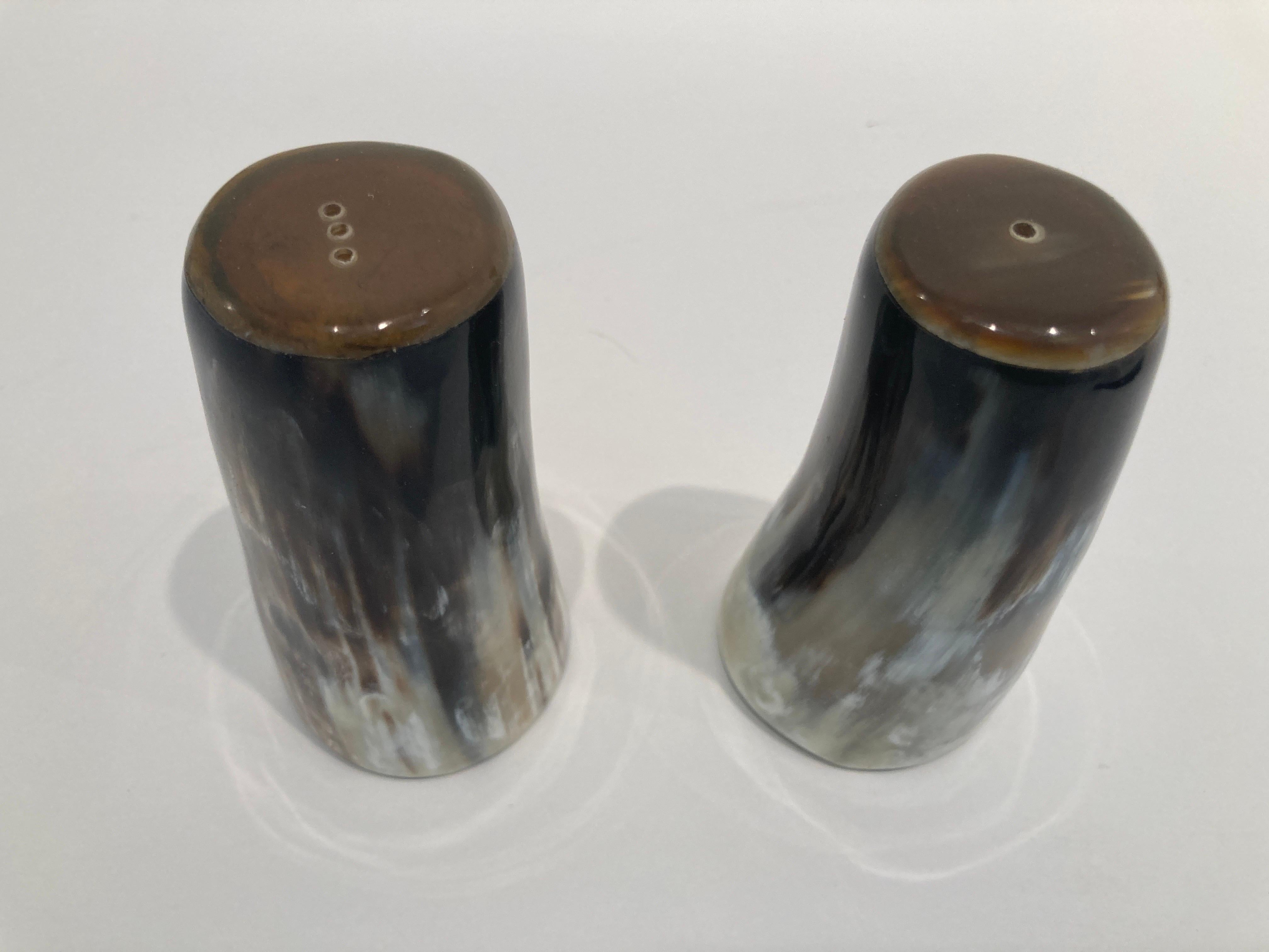 Horn Salt and Pepper Shakers For Sale 1