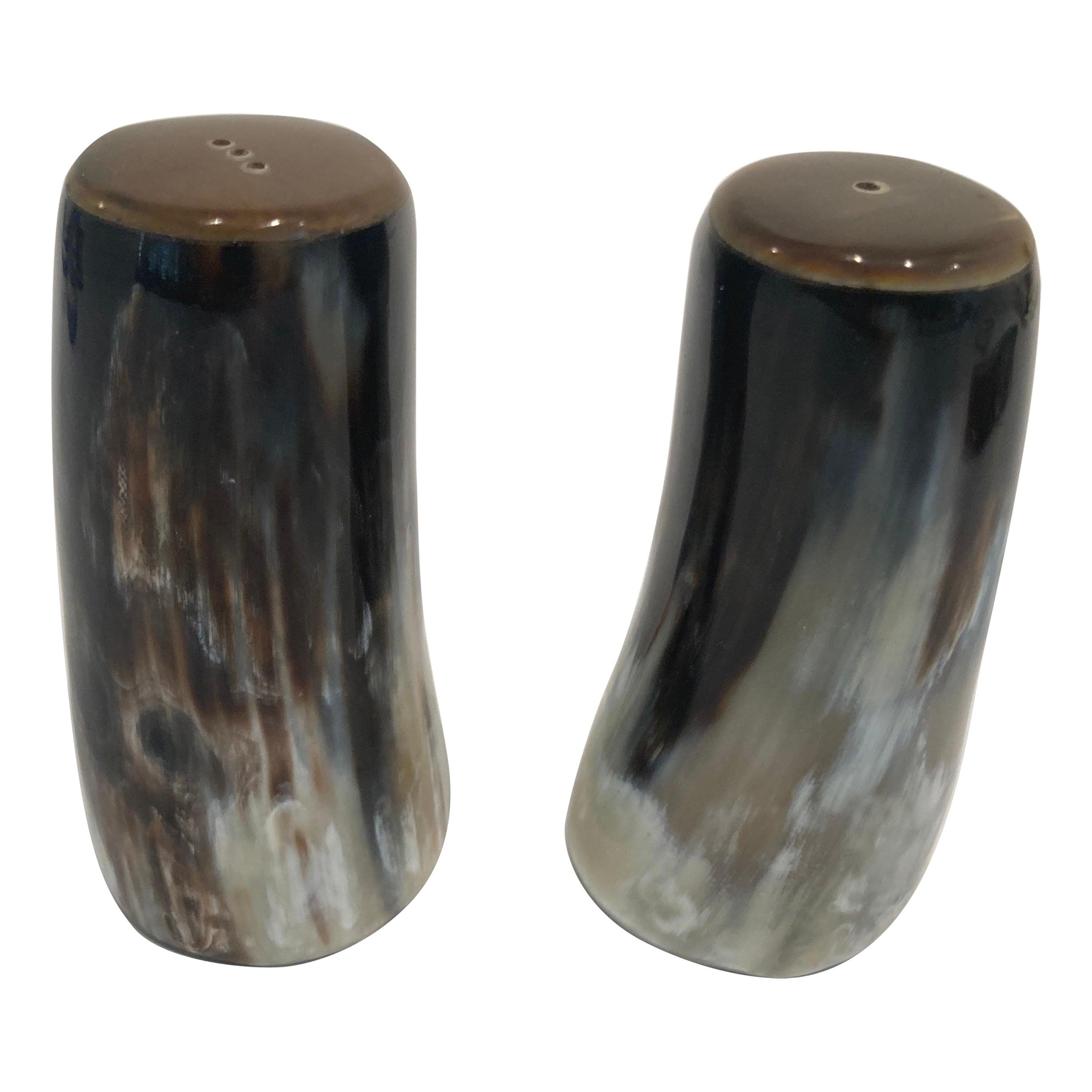 Horn Salt and Pepper Shakers