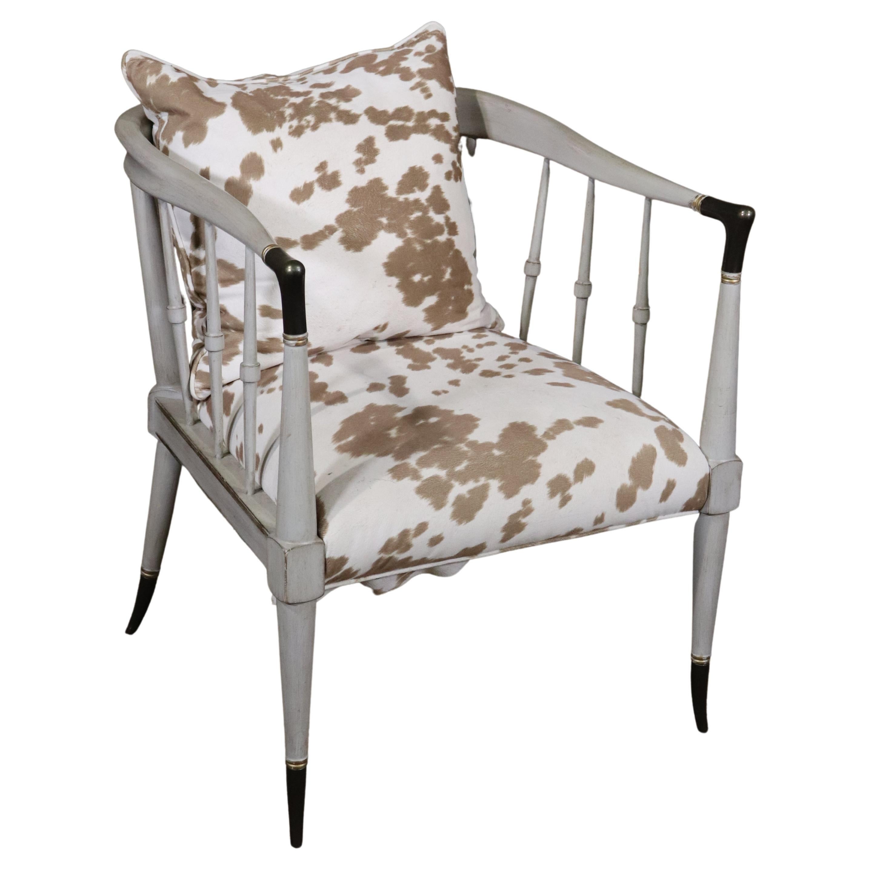 Horn Style Armchair For Sale