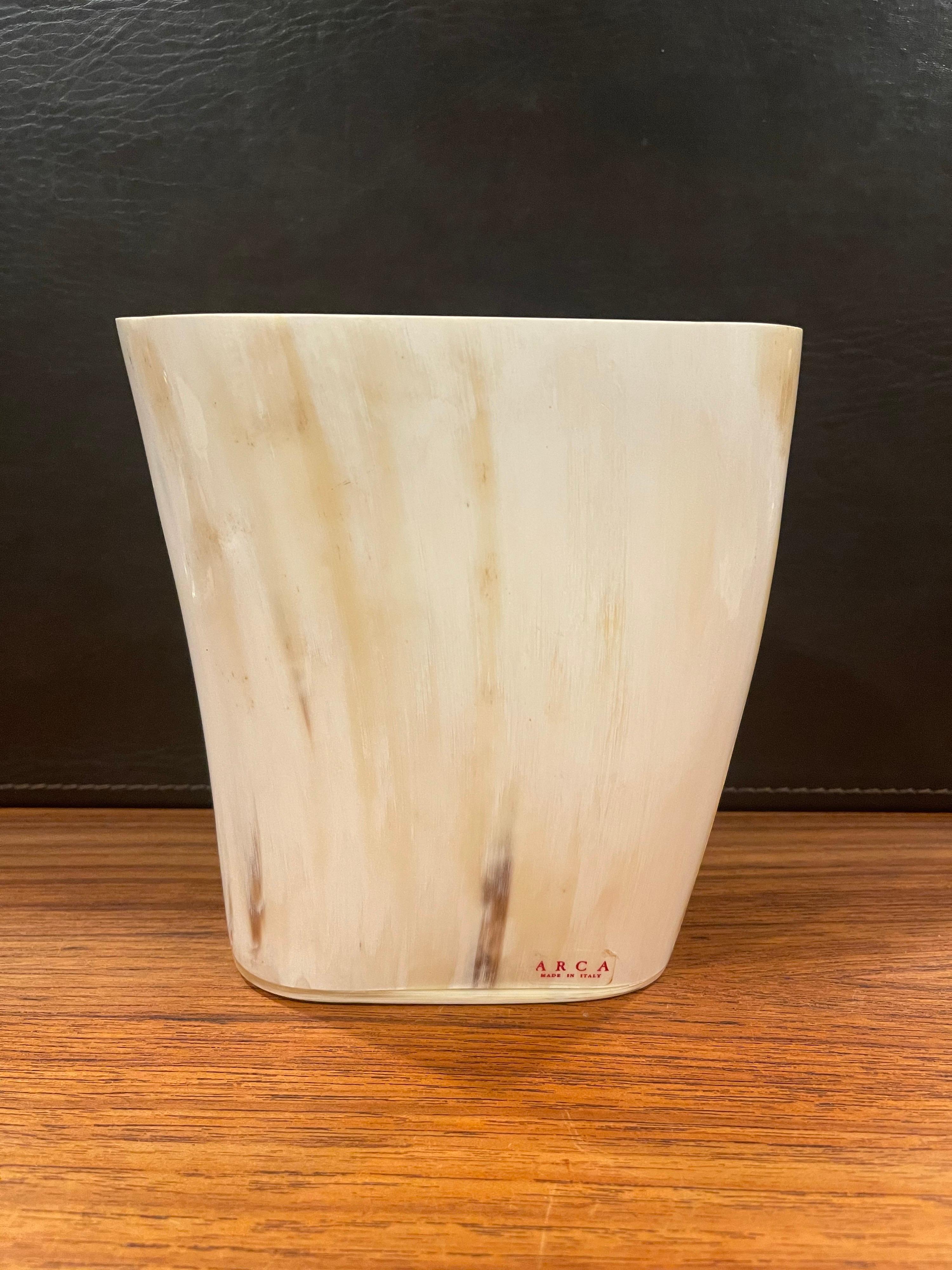 Horn Vase by Arcahorn of Italy For Sale 6