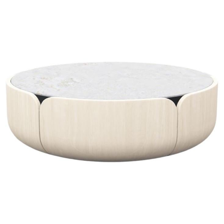 Hornbeam Natur Bianco Namibia Bloom Coffee Table M by Milla & Milli