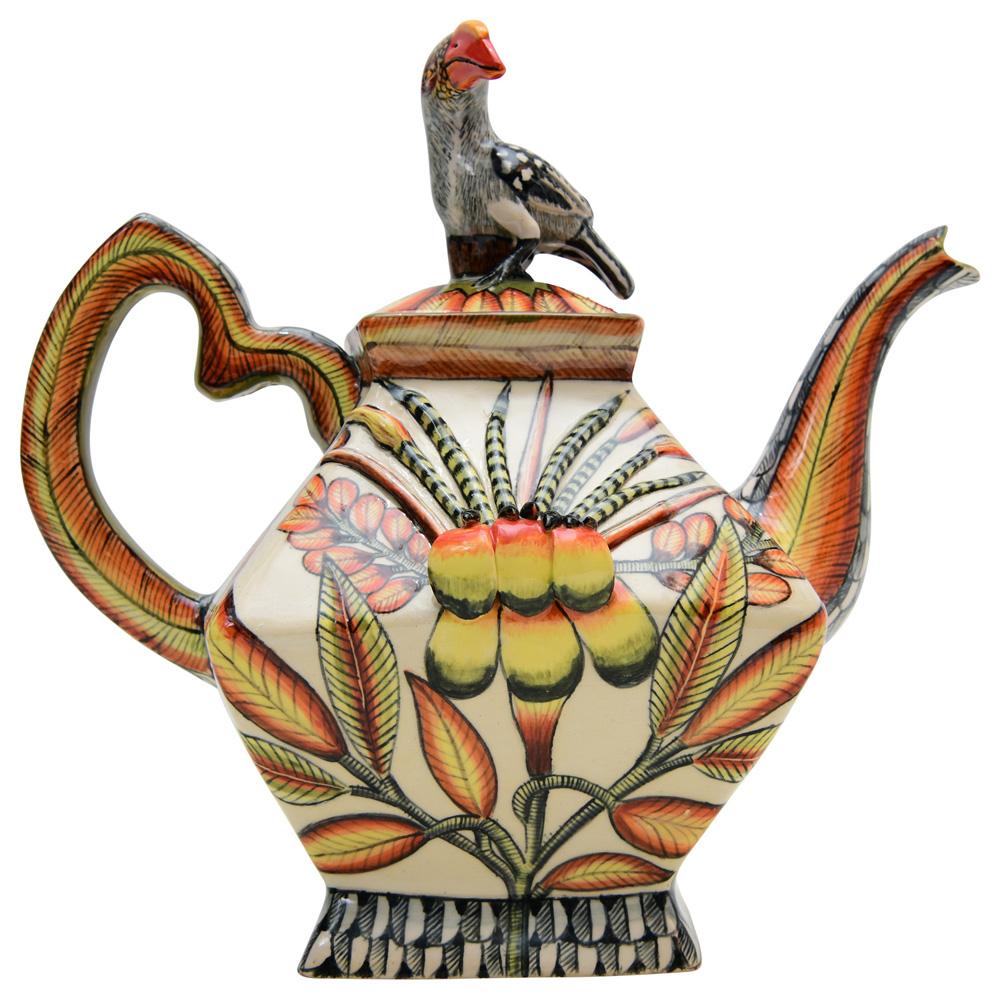 Hornbill Teapot In New Condition In North Miami, FL