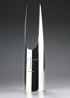 "Horned Mask" Gio Ponti by Sabattini Silver Plated 1970s Italian Design