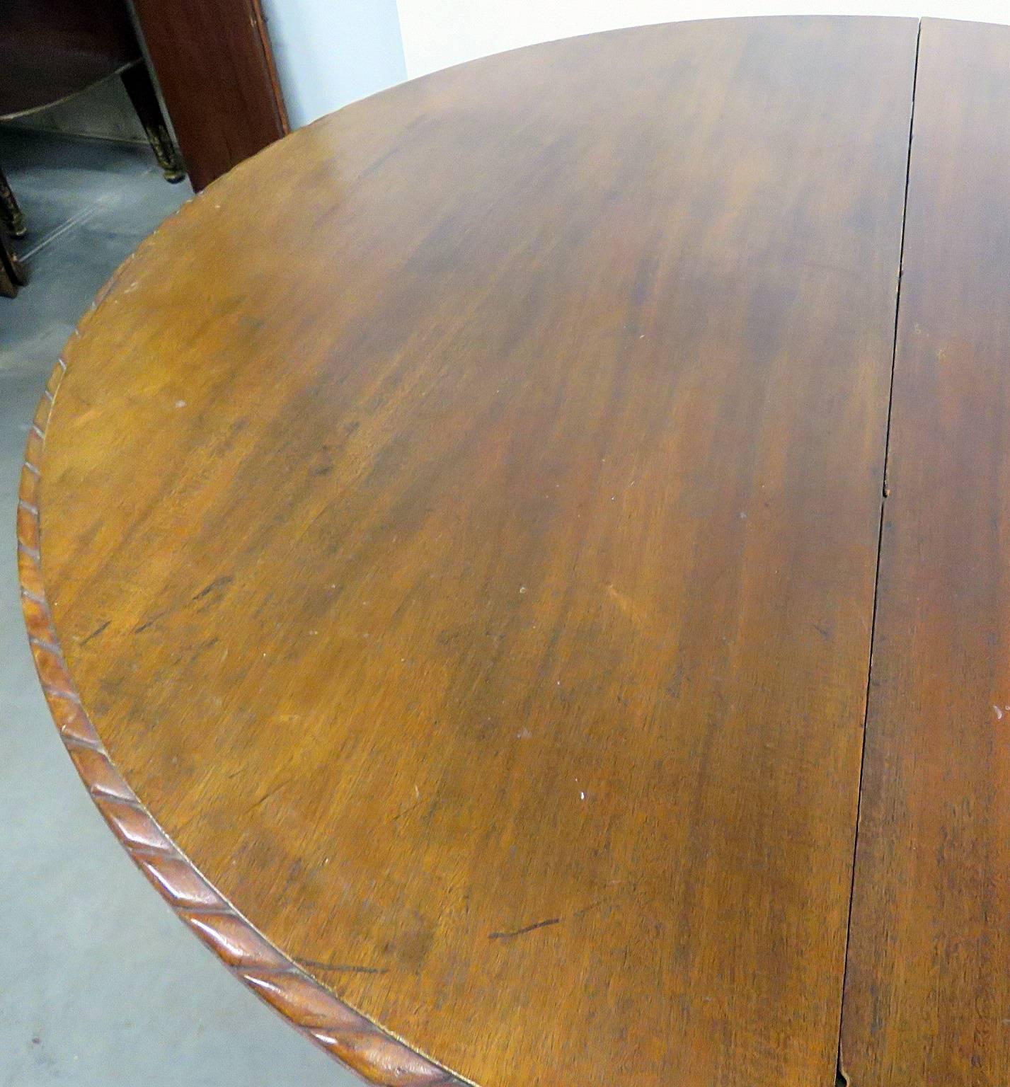 Carved Horner Style Dining Table