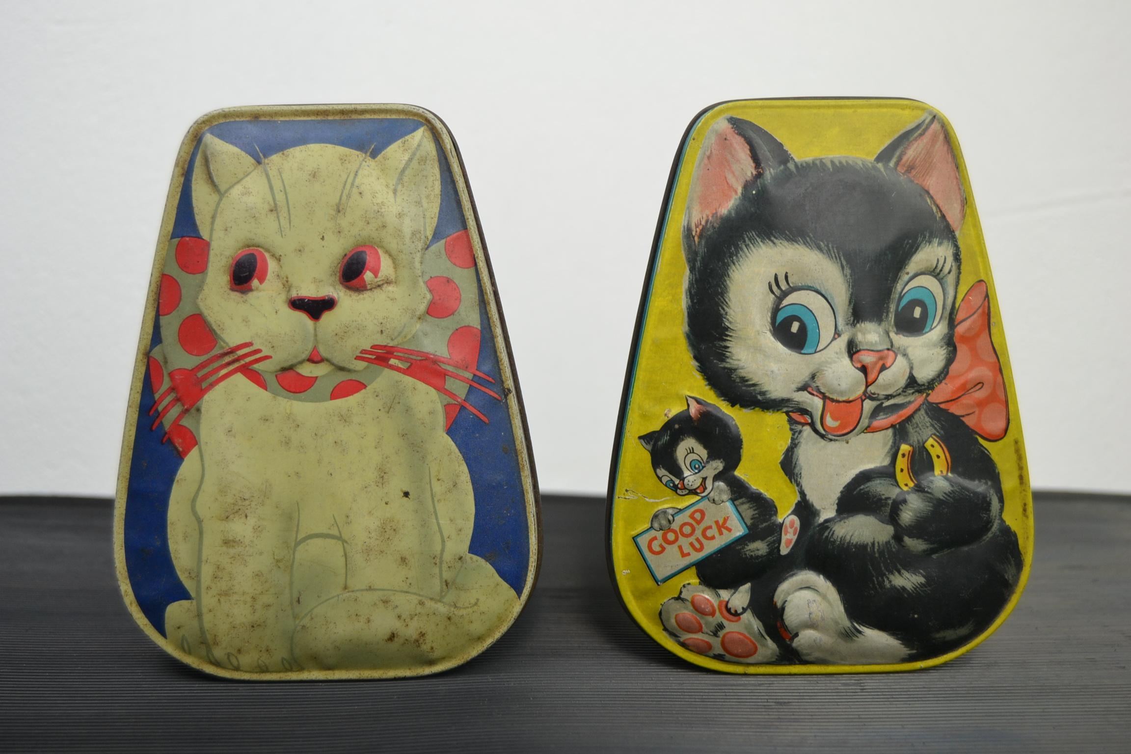Horner Toffee Tin with Cat , England , 1930s  1
