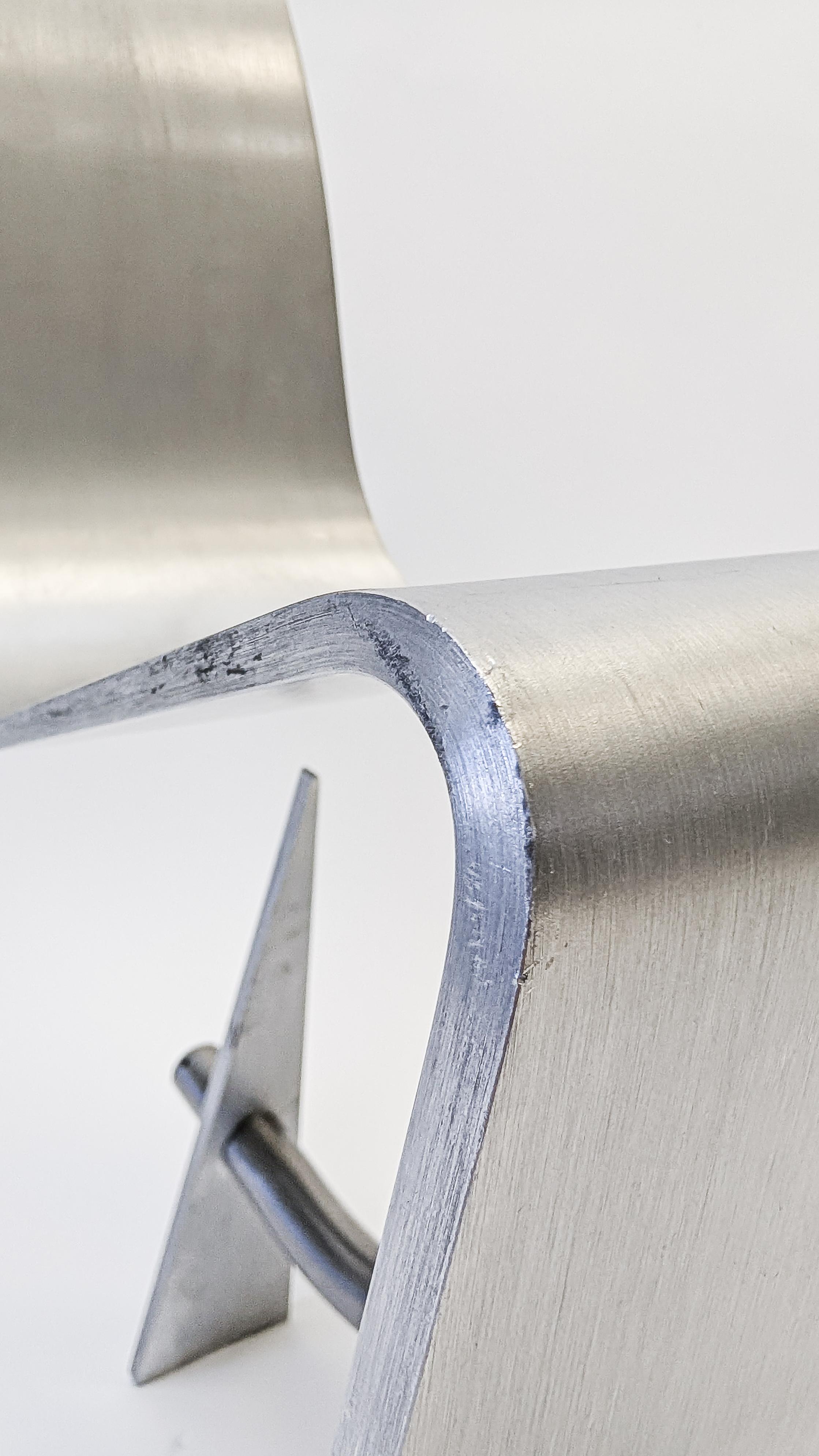 Aluminum Ron Arad Chair Model 'Horn' , C.1985 For Sale