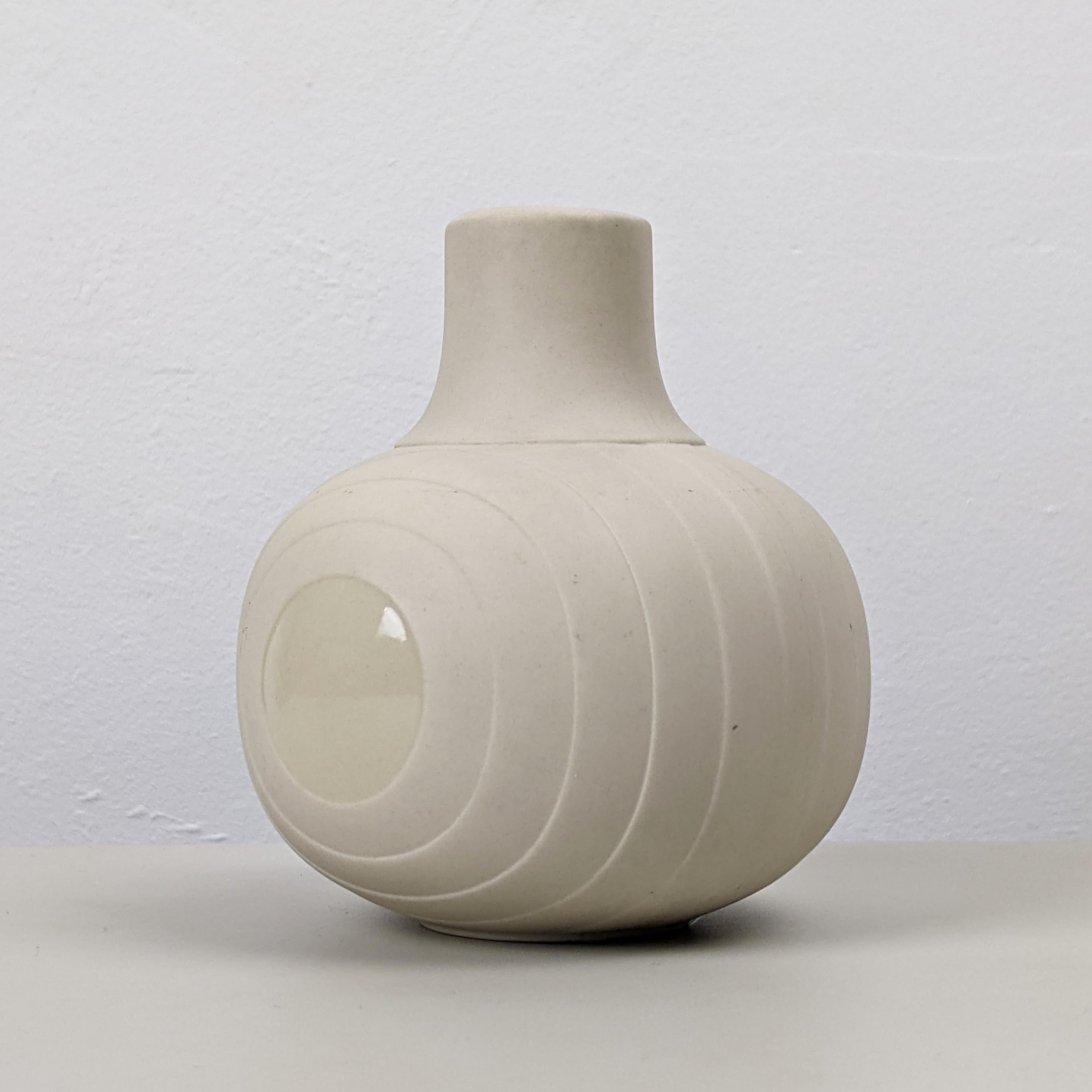 Molded Hornsea Small Vase from the ‘Concept’ Series, Designed 1977 by Martin Hunt