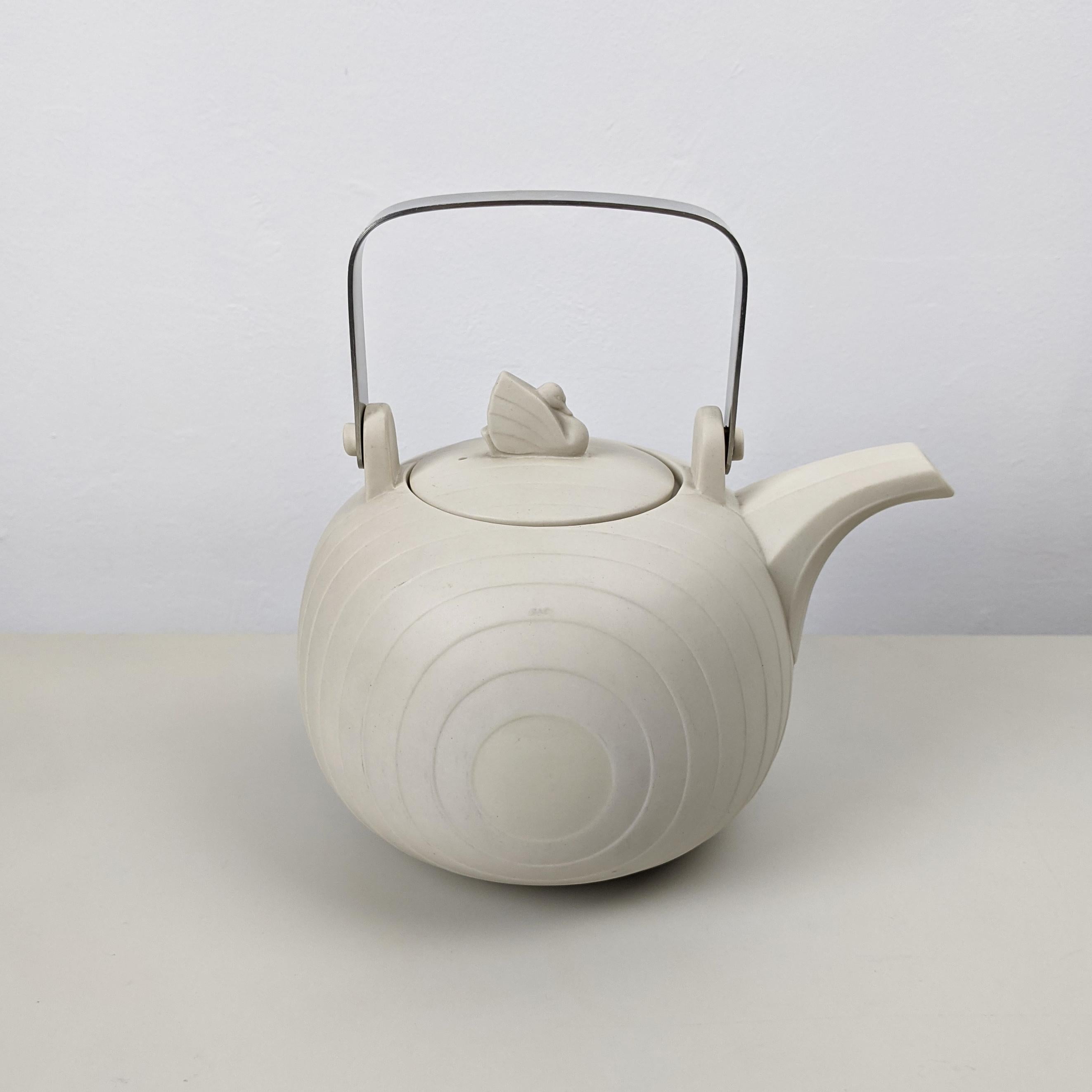 Ceramic Hornsea Teapot from the ‘Concept’ Series, Designed 1977 by Martin Hunt