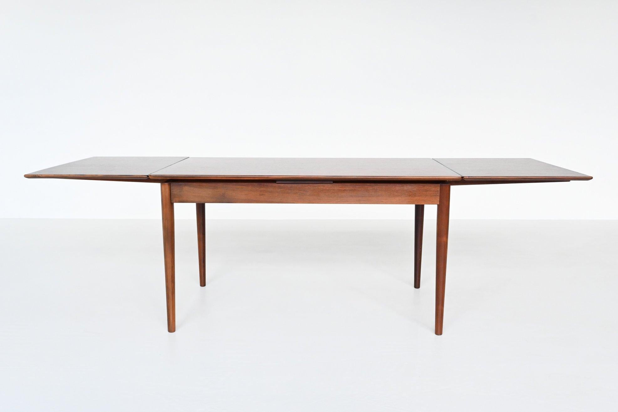 Hornslet Mobelfabrik Rosewood Dining Table, Denmark, 1960 In Good Condition In Etten-Leur, NL