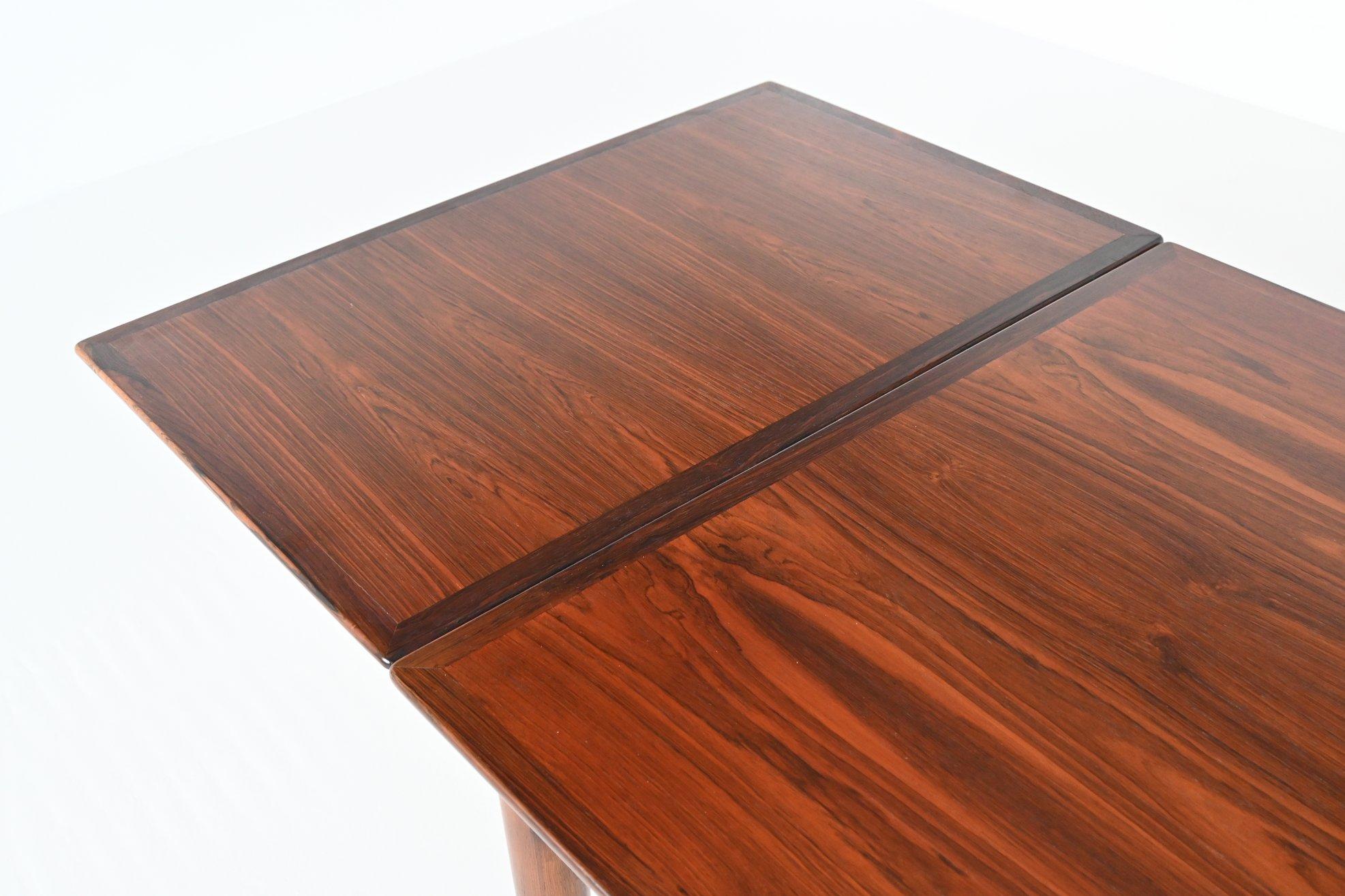 Hornslet Mobelfabrik Rosewood Dining Table, Denmark, 1960 1