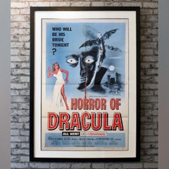 "Horror Of Dracula" '1958' Poster