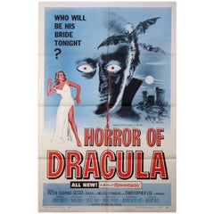 Vintage "Horror Of Dracula" '1958' Poster