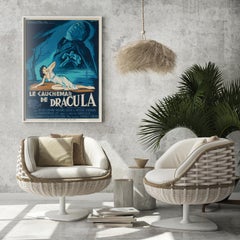 Horror of Dracula, Französisches Moyenne-Filmplakat, Guy Gerard Noel, 1959
