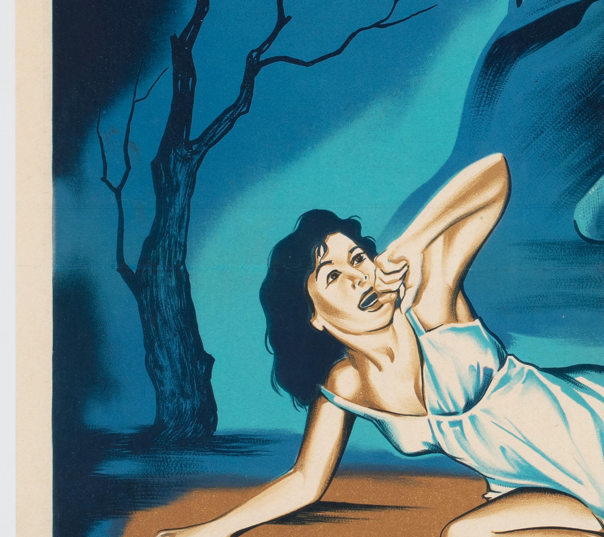 El horror de Drácula 1959 Cartel de la película francesa Moyenne, Guy Gerard Noel siglo XX en venta