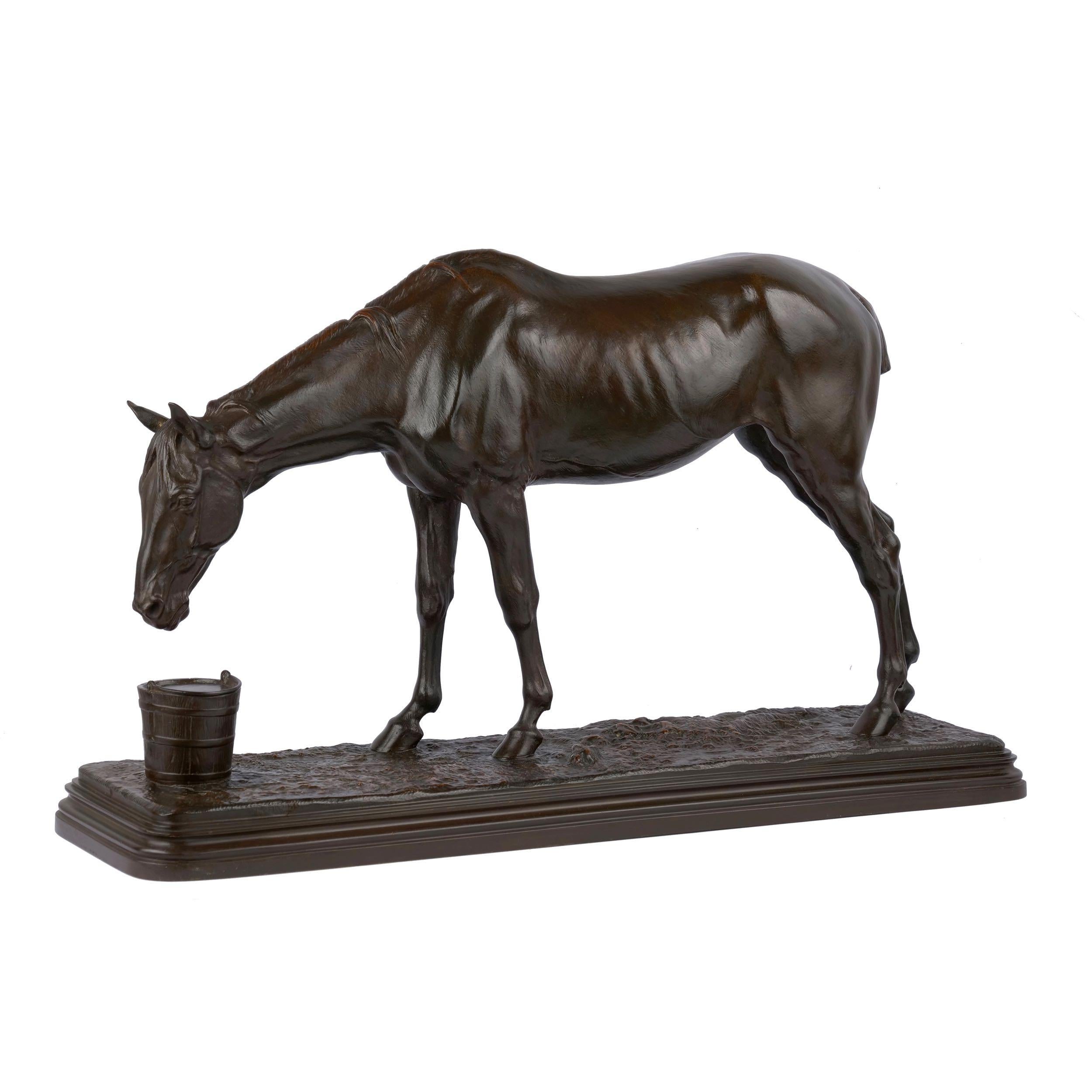 antique bronze horse sculptures