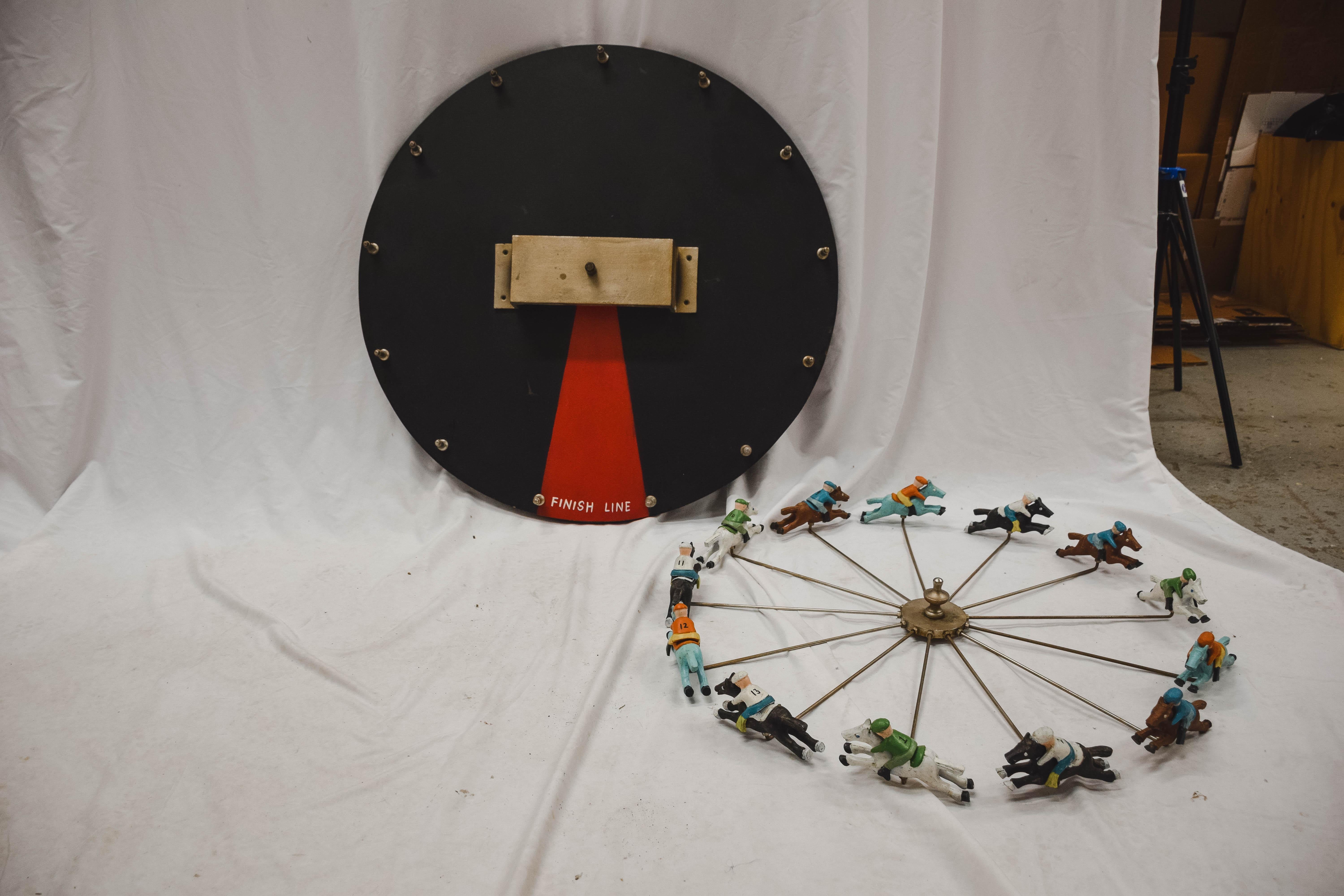 Horse and Jockey Spinning Race Game Wheel 2