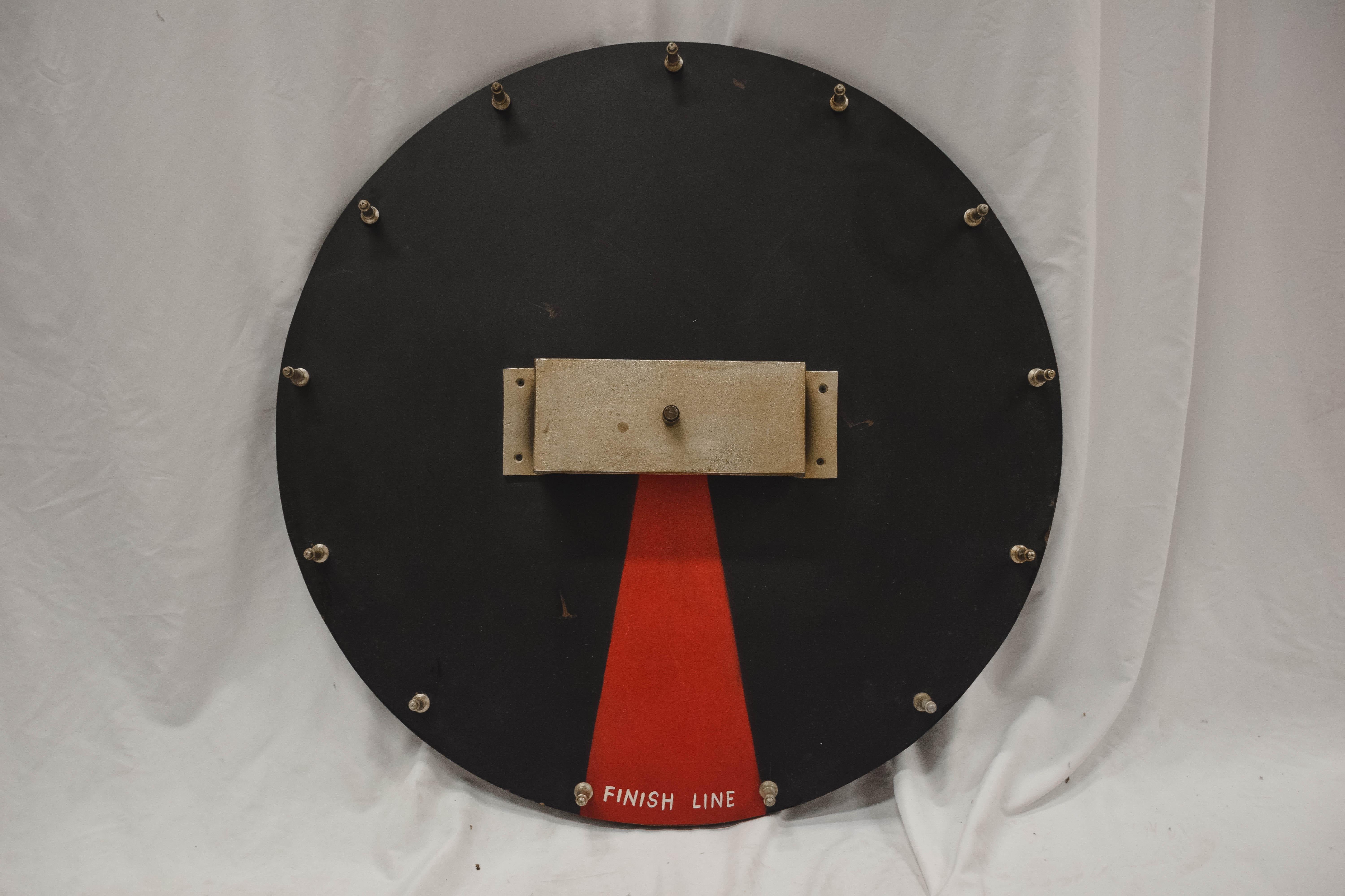 Roue de jeu de course tournante Cheval et Jockey 6