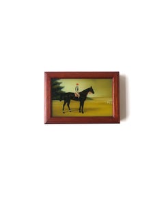 Horse and Rider Equestrian Decorative Jewelry Box