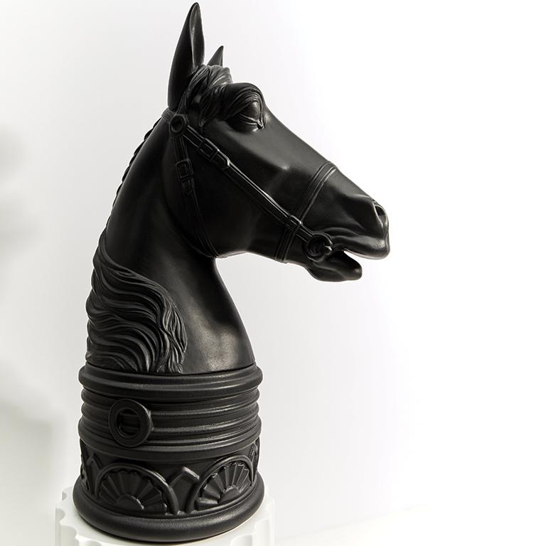 Porcelain Horse Bookend For Sale