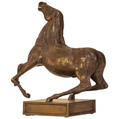 Horse Bronze Puzzle Sculpture by Berrocal and Cassinari