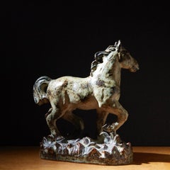 Knud Kyhn Horse Sculpture for Royal Copenhagen, Ceramic Pottery, 1960s