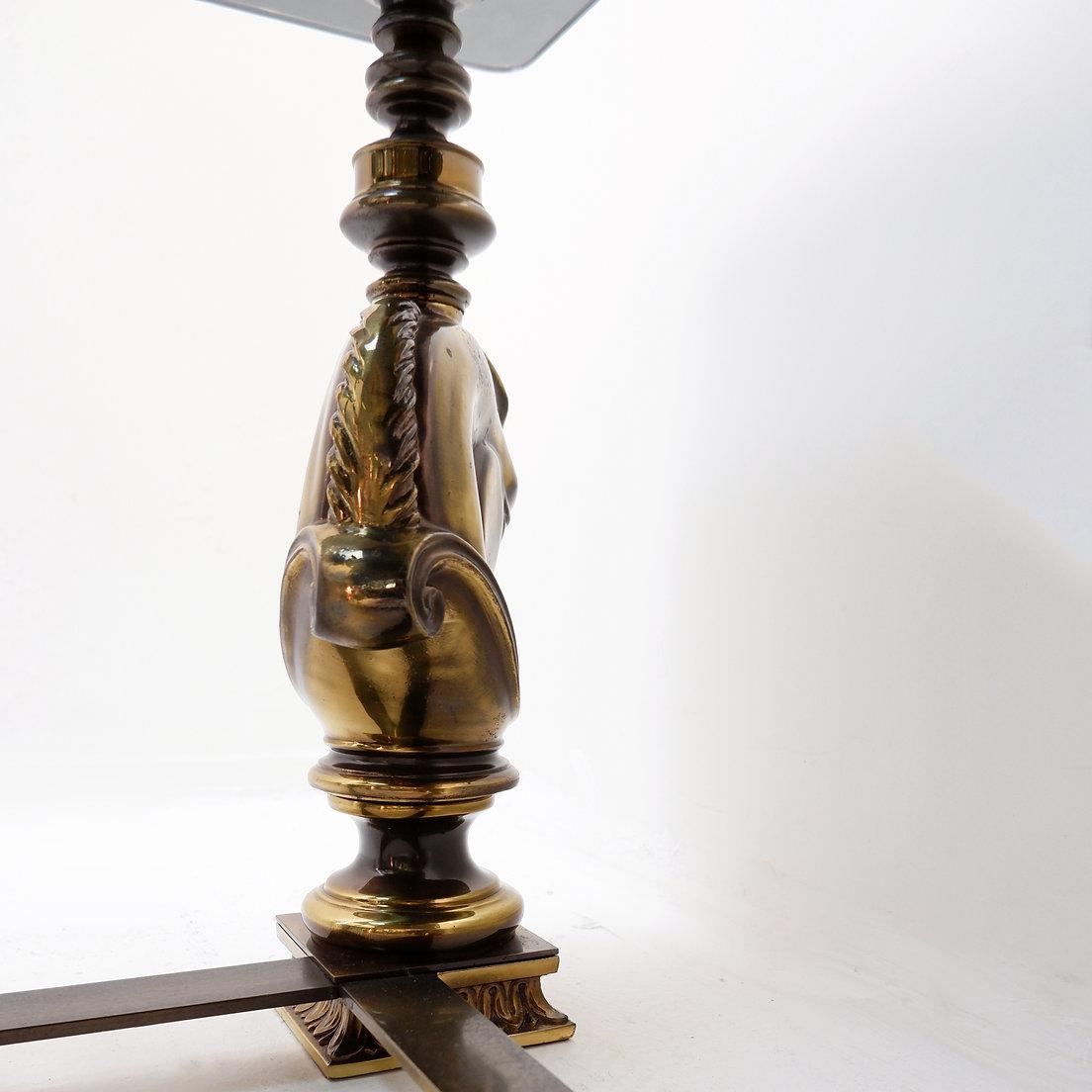 Bronze Table basse en forme de cheval dans le style de la Maison Charles - années 1970 en vente