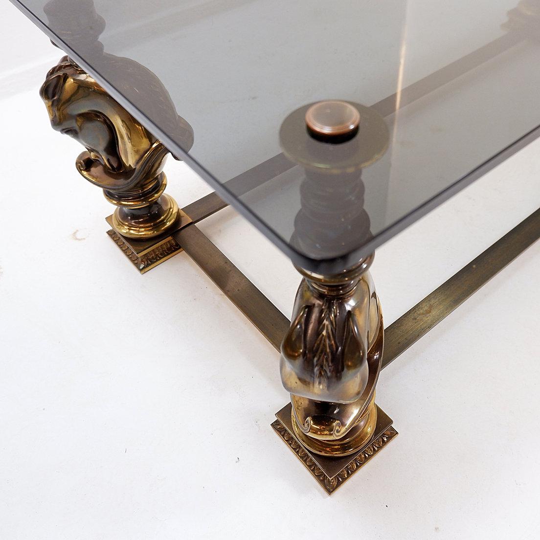 Table basse en forme de cheval dans le style de la Maison Charles - années 1970 en vente 1