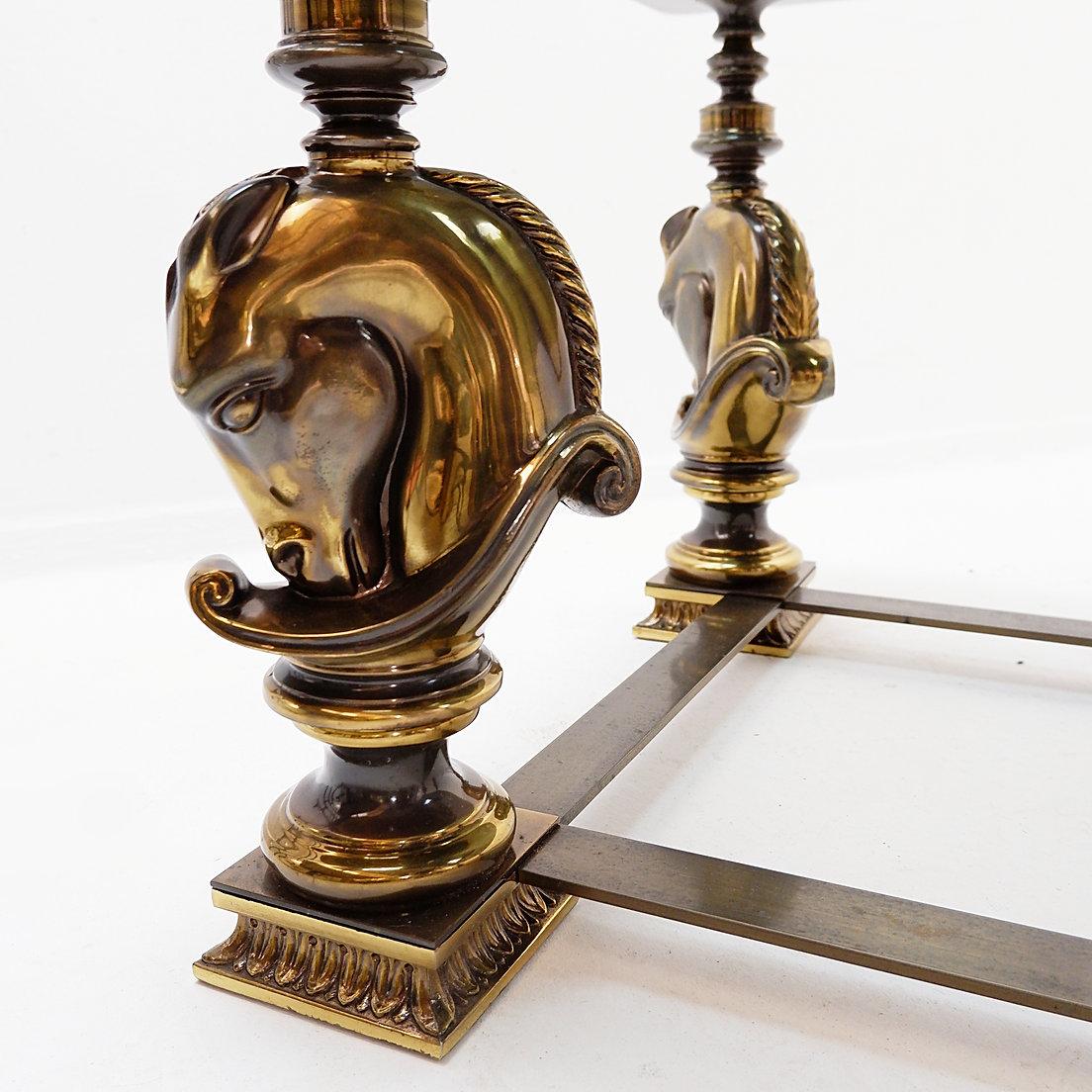 Table basse en forme de cheval dans le style de la Maison Charles - années 1970 en vente 2