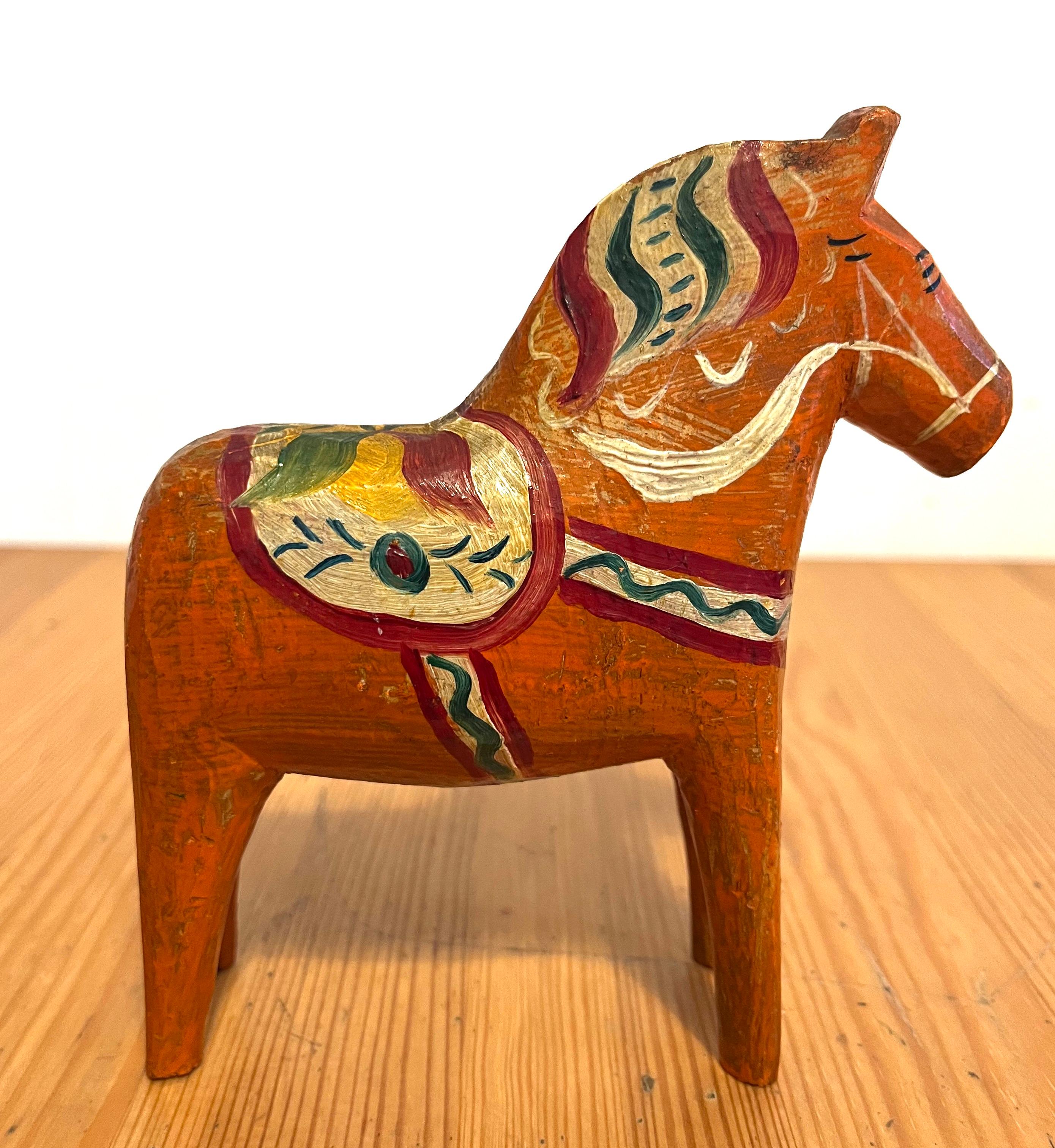 20th Century Horse Dala Svedese Anni 30