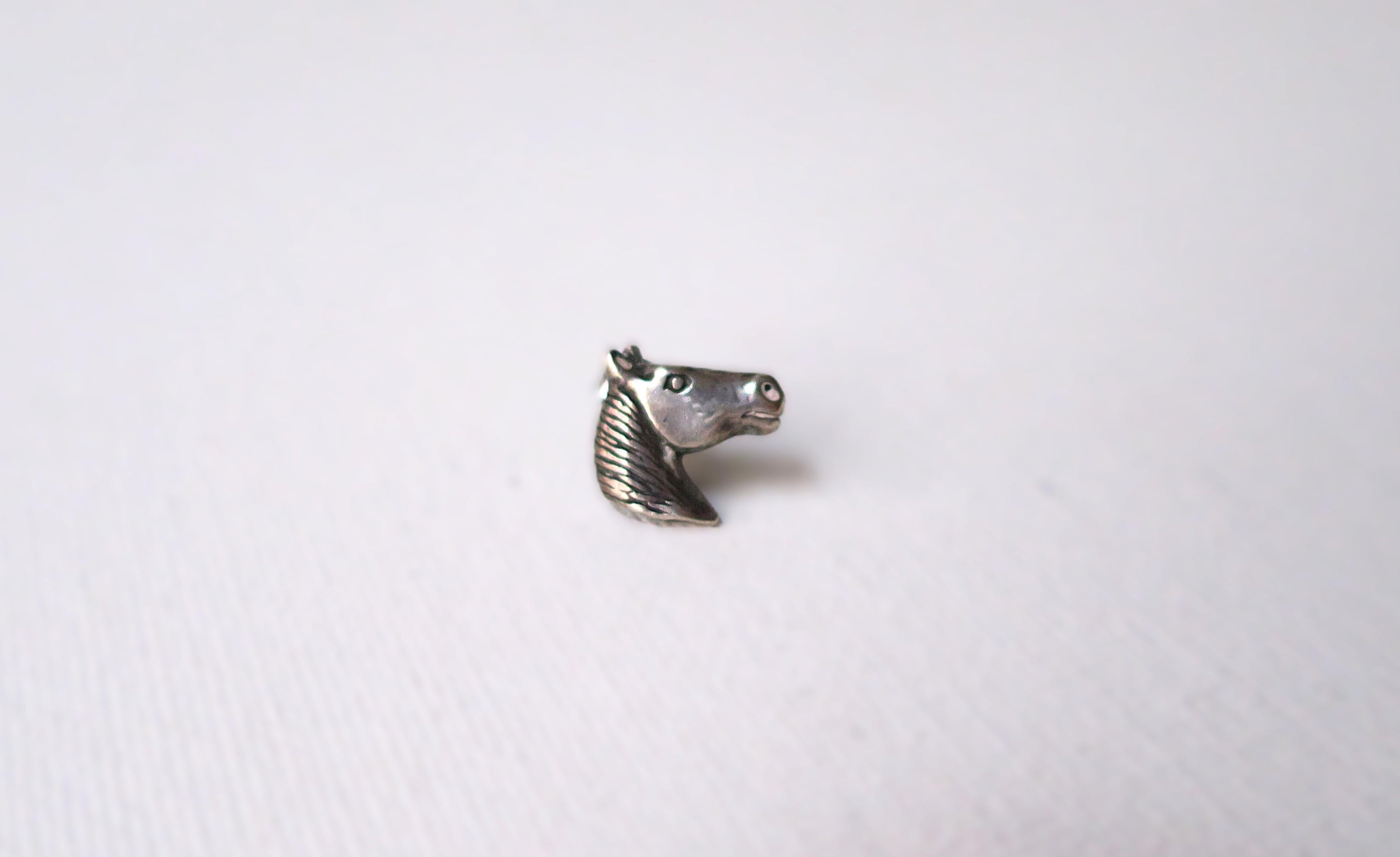 Horse Equestrian Stud Earrings For Sale 2