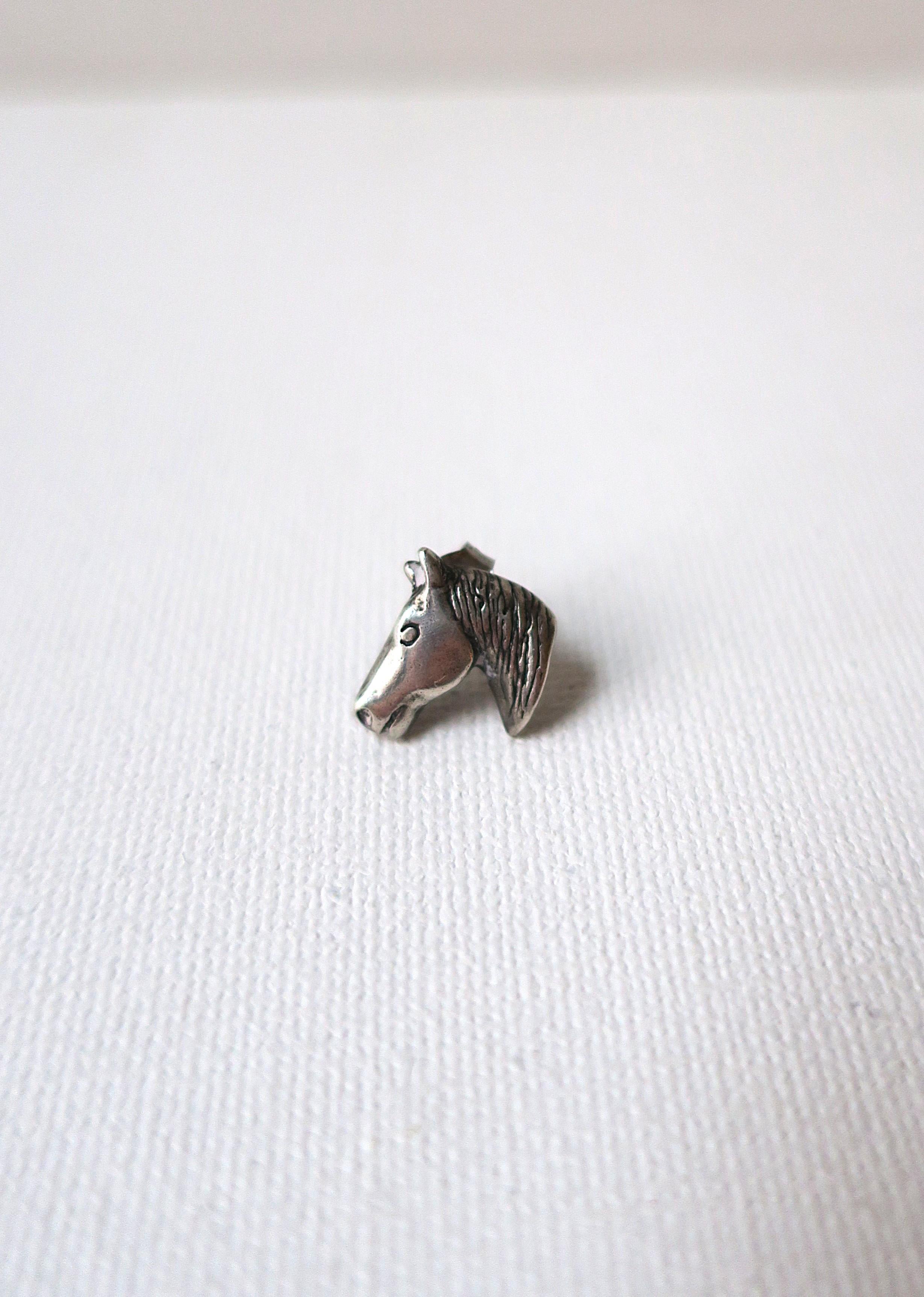 Horse Equestrian Stud Earrings For Sale 3