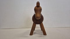 Pferdefigur aus Nussbaum, Kay Bojesen, Dänemark, 1950er Jahre