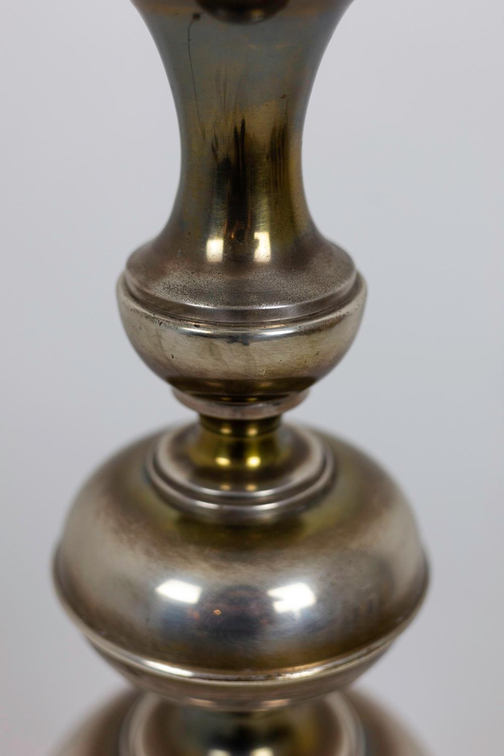 Horse Floor Lamp in Silvered Bronze, 1970s 2