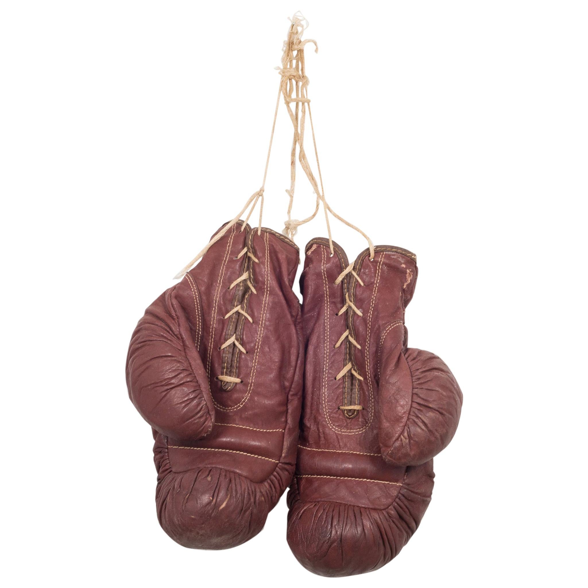 Leather Wilson Boxing Gloves, circa 1940 at 1stDibs