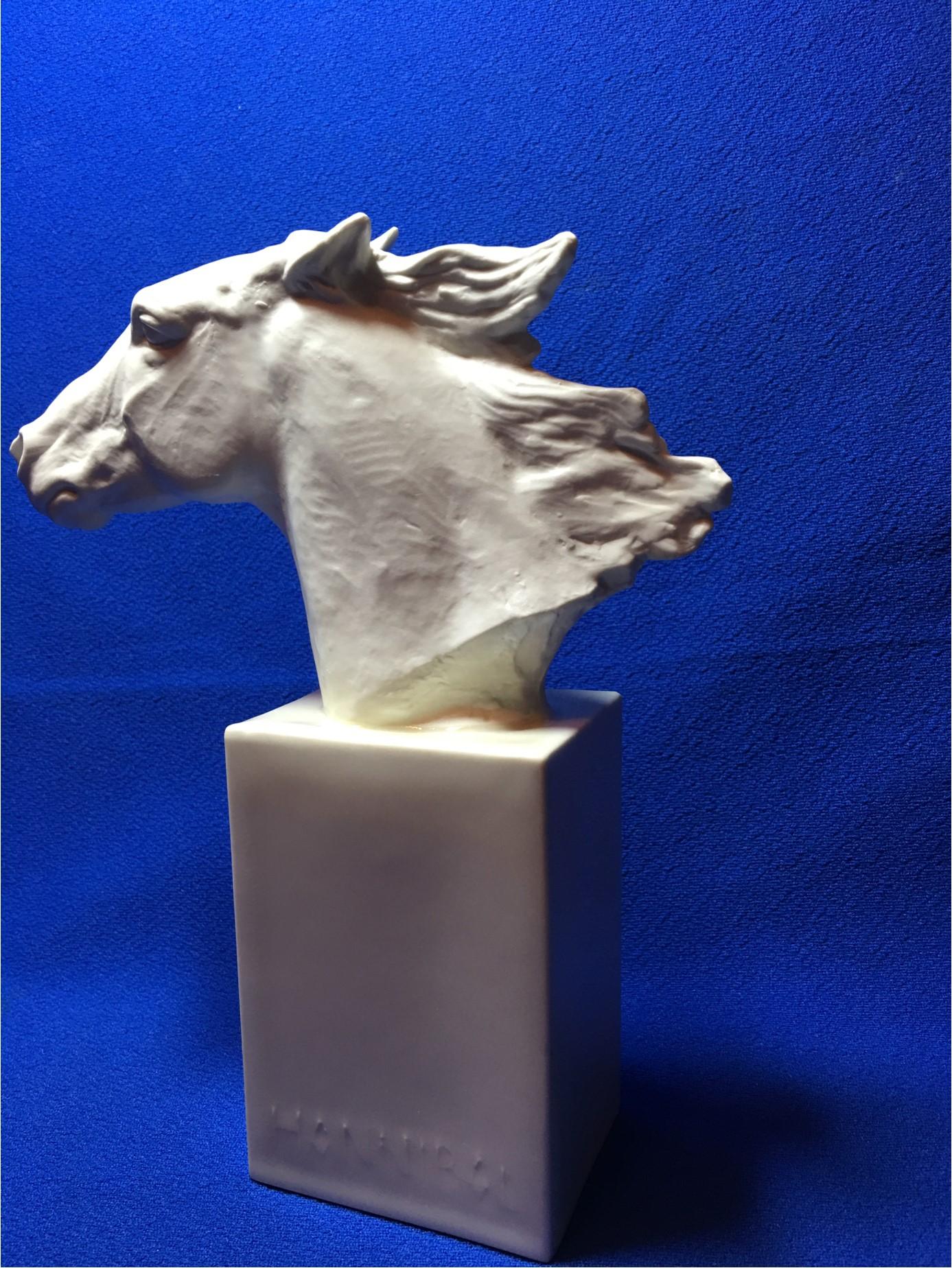 German Horse Head Hannibal Rosenthal Statue by Albert Hussman For Sale