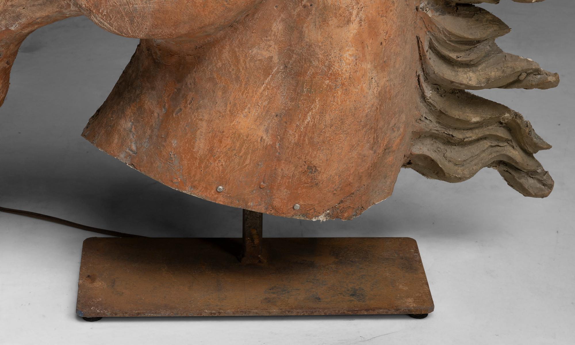 Pferdekopf-Lampen, Frankreich um 1960 im Zustand „Gut“ im Angebot in Culver City, CA