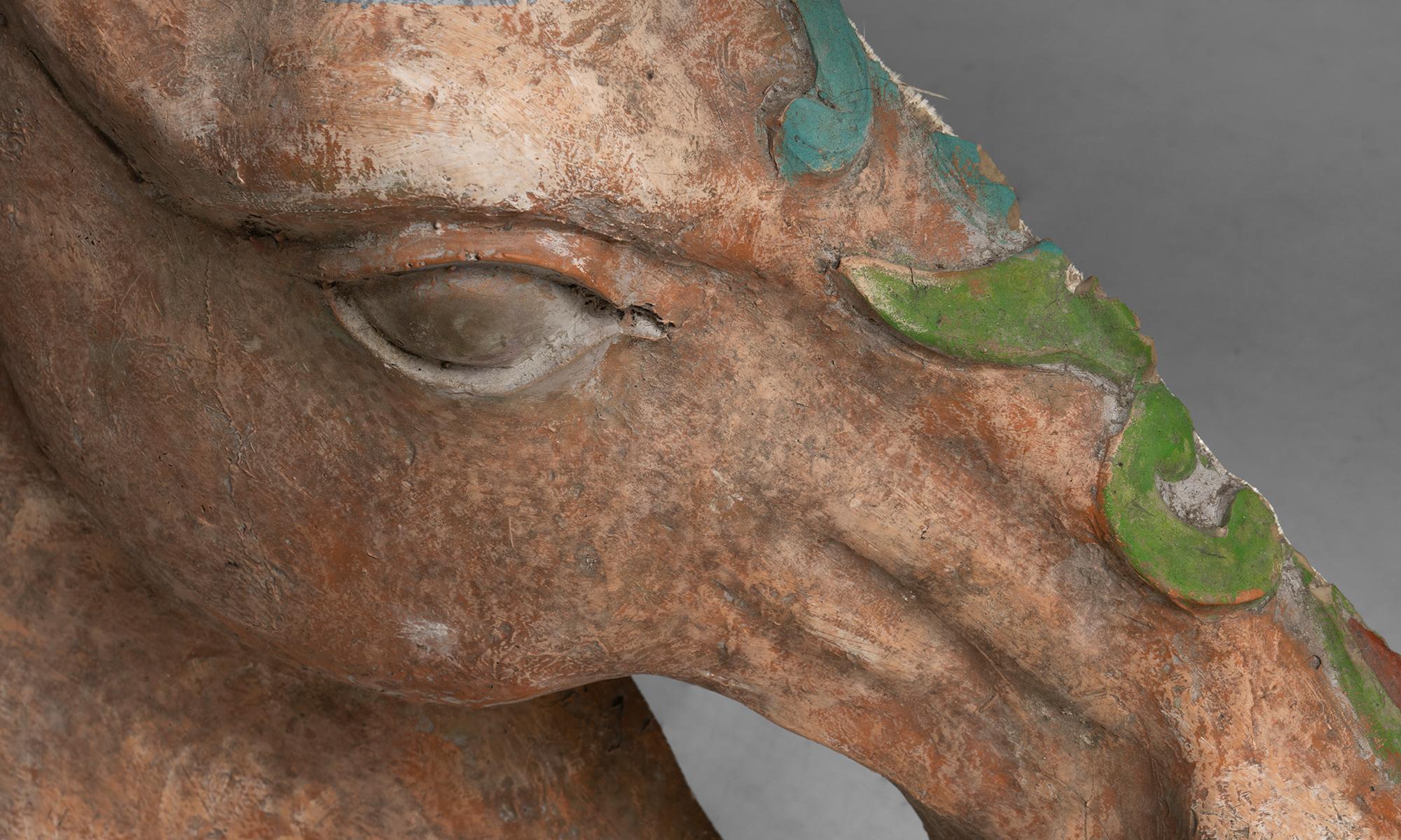 Pferdekopf-Lampen, Frankreich um 1960 (Mitte des 20. Jahrhunderts) im Angebot