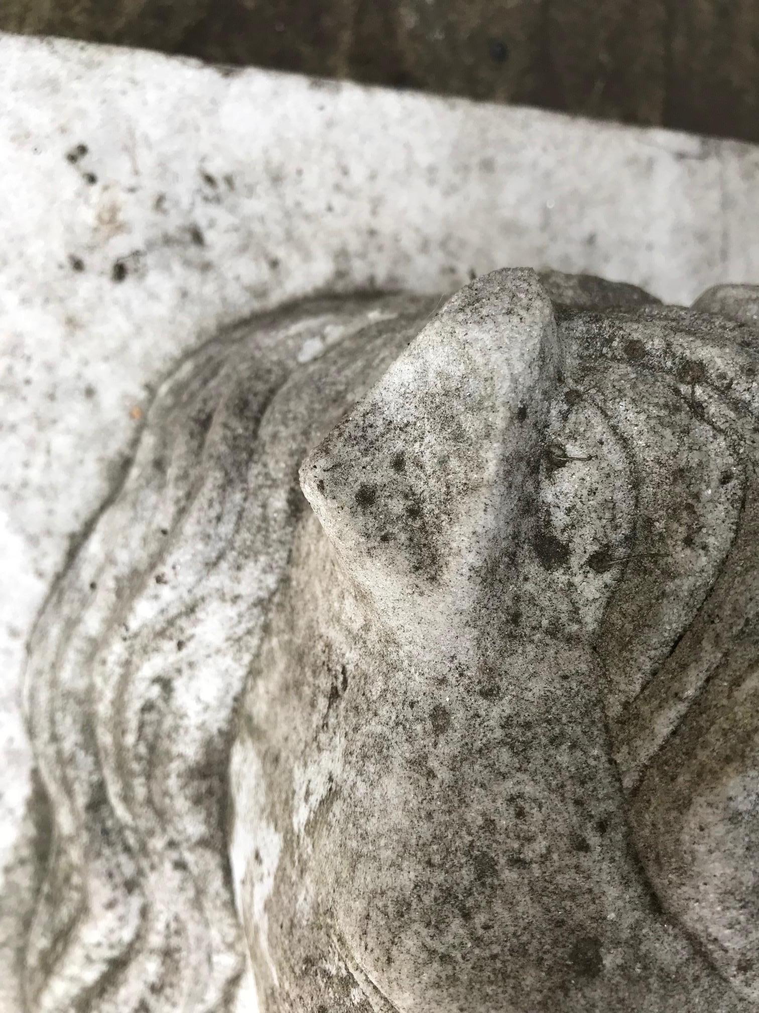 Horse Head Marble Keystone In Good Condition For Sale In London, GB