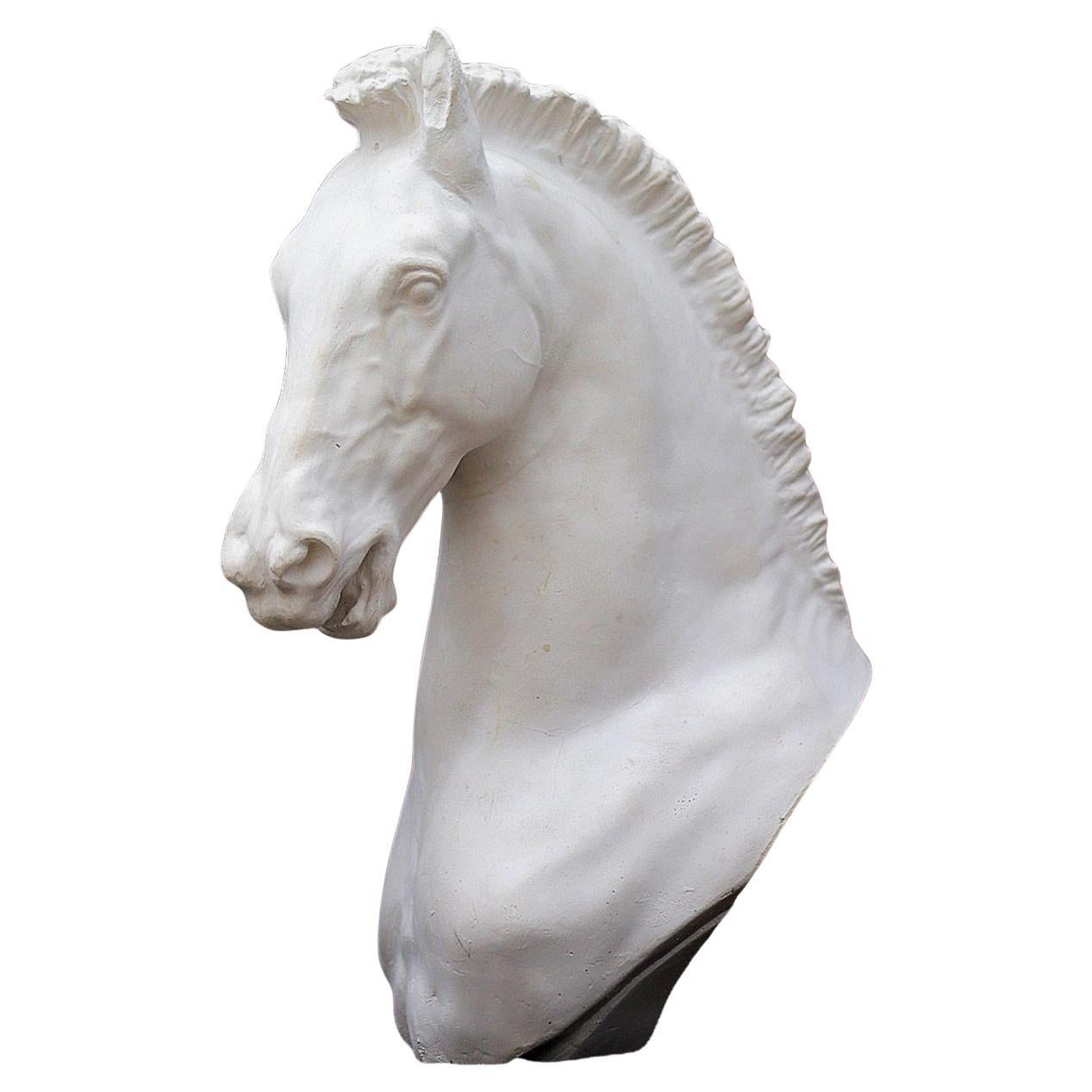 Horse Head Sculpture by Galleria Romanelli