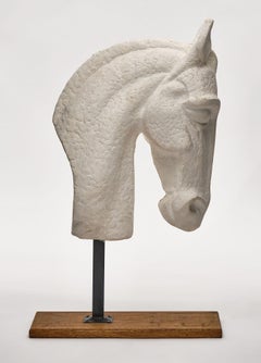 Horse Head Sculpture, French