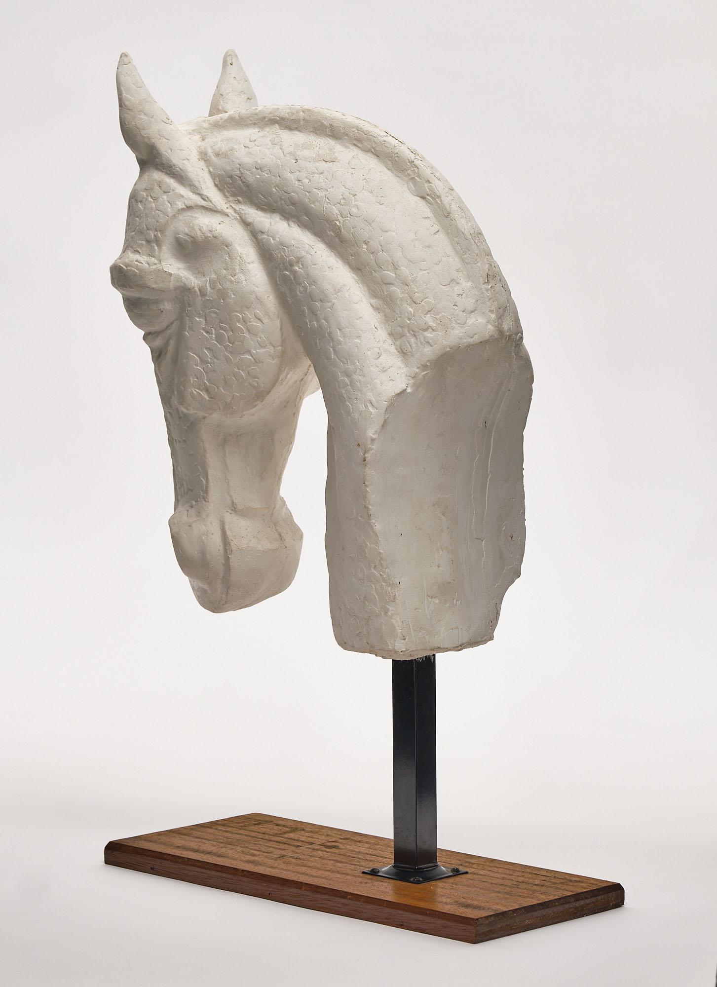 Horse Head Sculpture, French 2