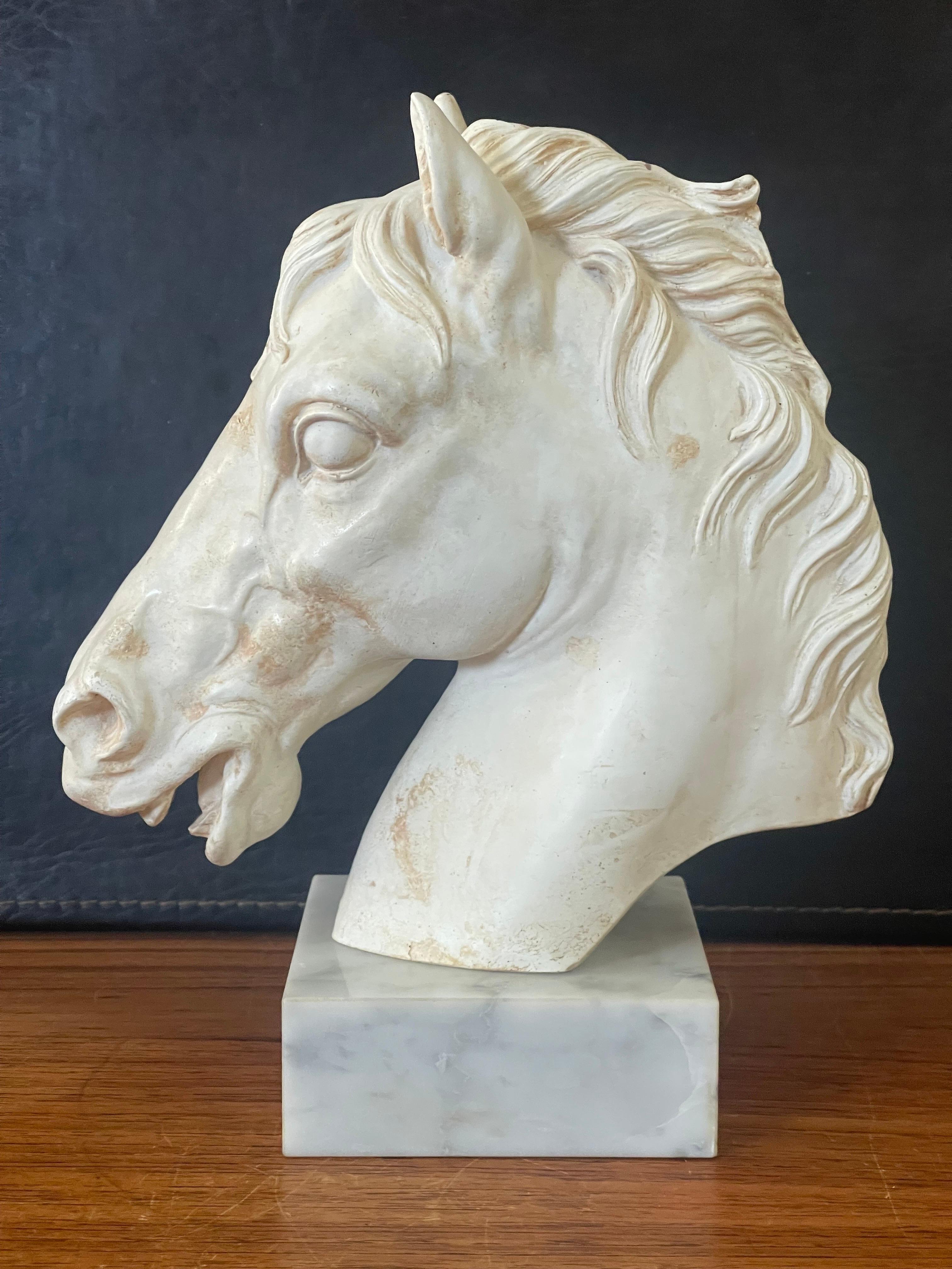 marble horse head