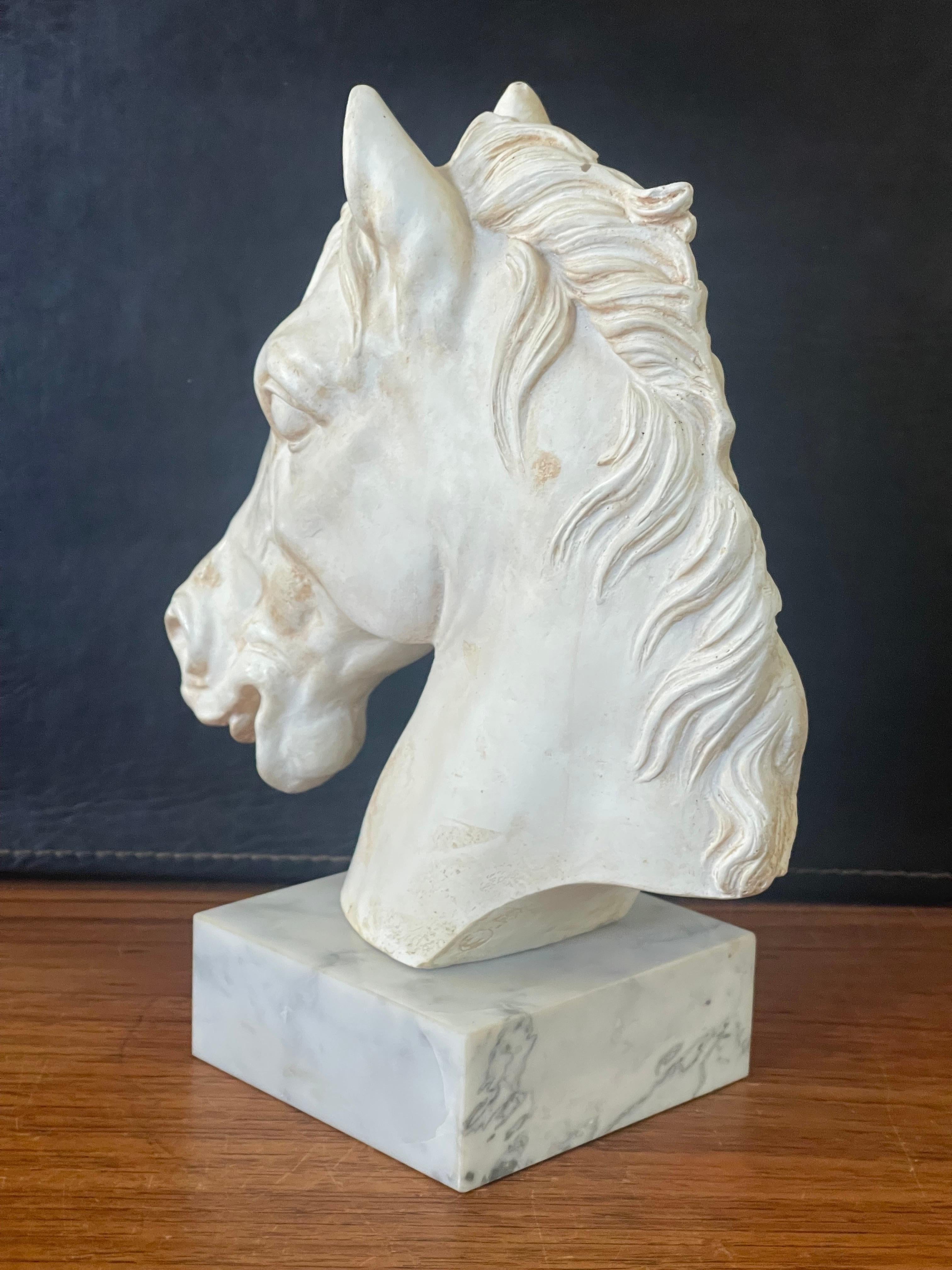 horse head statue