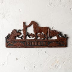 Horse Memorial Folk Art Carving, c.1890